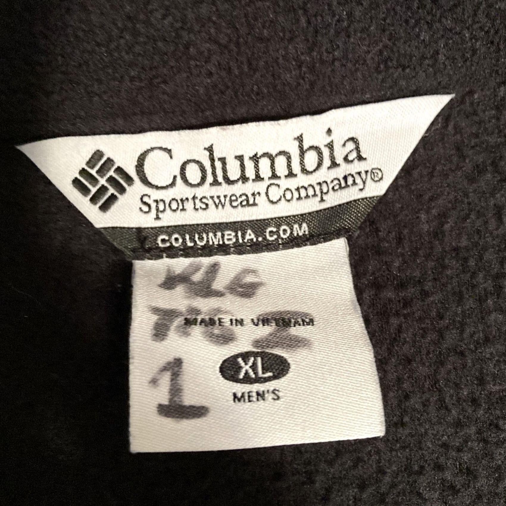 Vintage VINTAGE Columbia Jacket Men XL Black Fleece Embroidered Size US XL / EU 56 / 4 - 3 Thumbnail