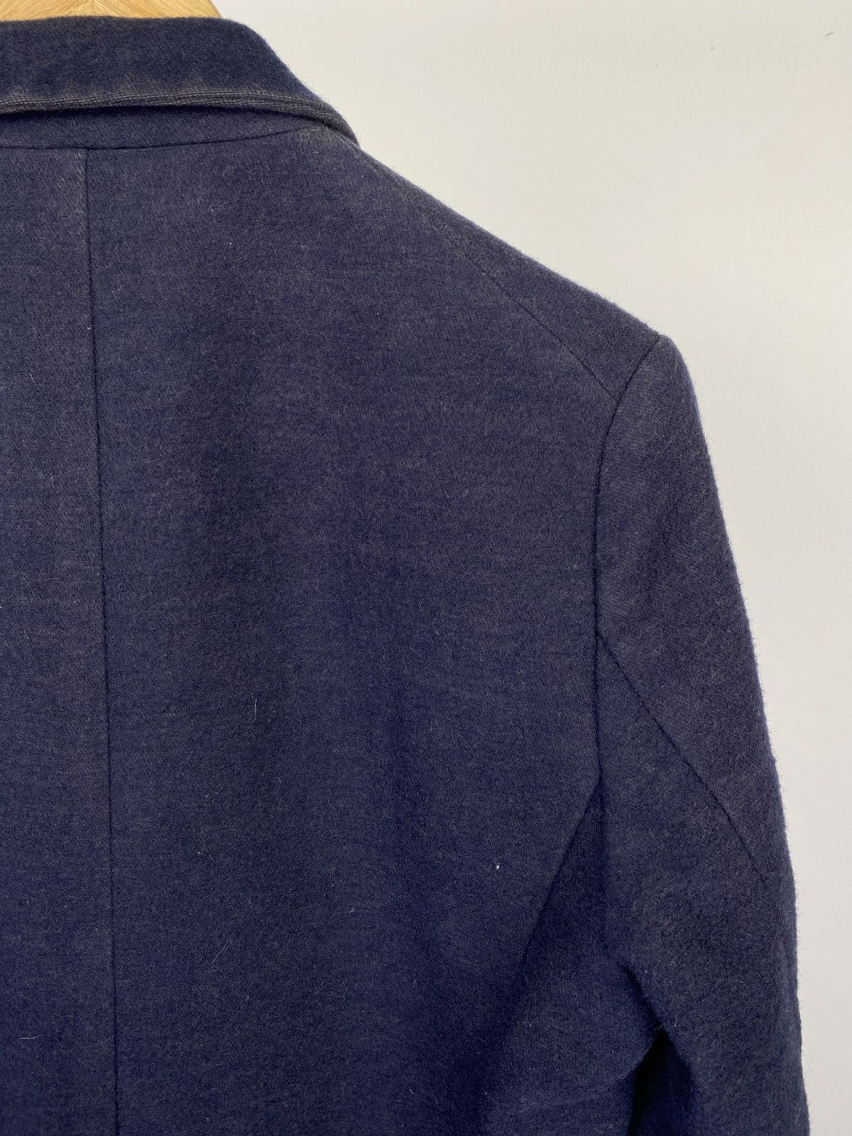 Japanese Brand Blue Blue Japan Sunfaded Indigo Wool Blend Overcoat Size US S / EU 44-46 / 1 - 10 Thumbnail