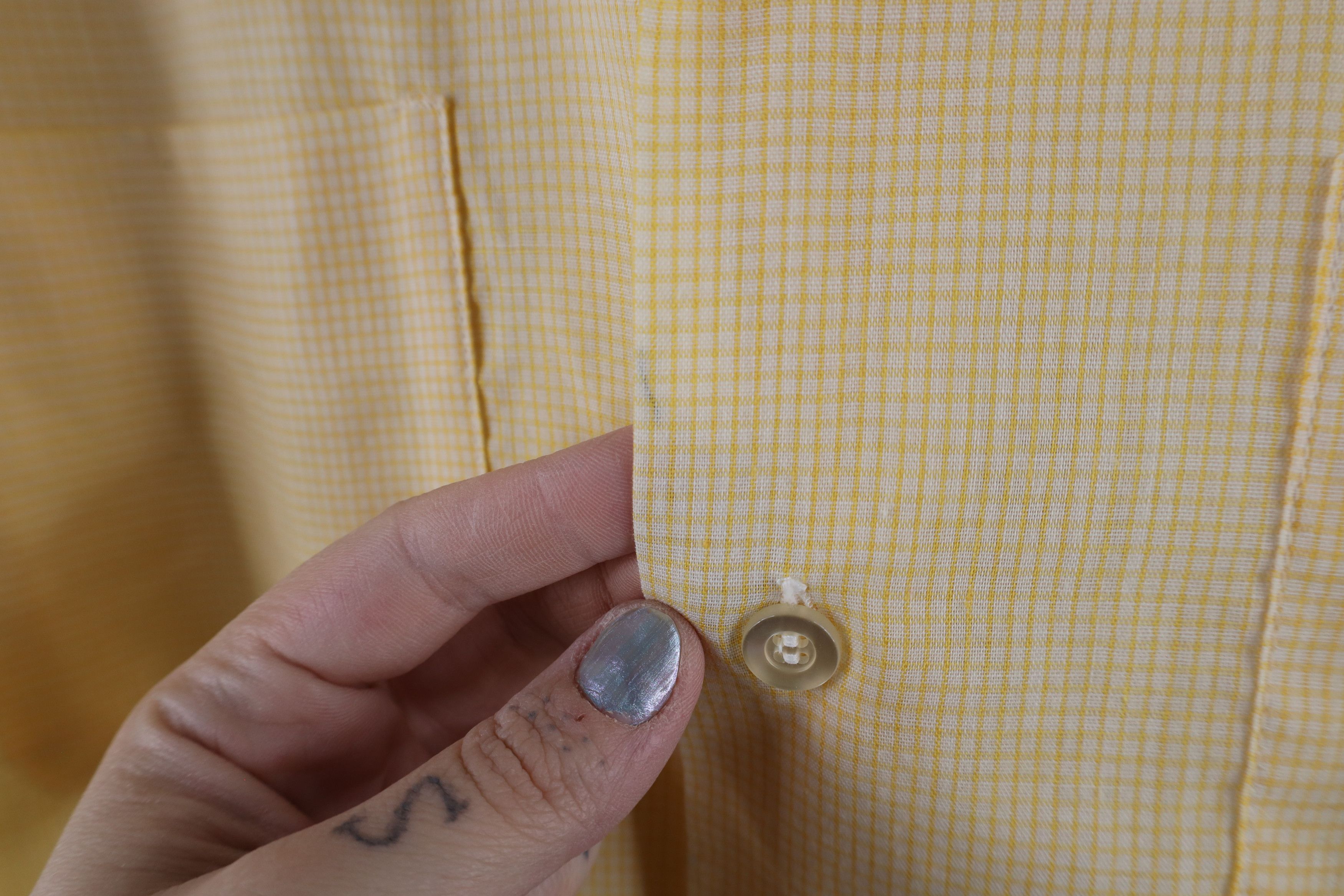 Vintage Vintage 50s 60s Rockabilly Looped Collar Button Shirt USA Size US M / EU 48-50 / 2 - 10 Thumbnail
