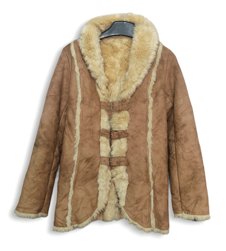 Japanese Brand VOUS MÊME Suede Faux Fur Shearling Leather Jacket Size S / US 4 / IT 40 - 1 Thumbnail