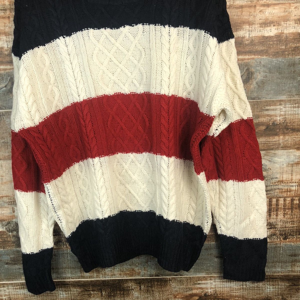 Japanese Brand Ills Stripe like kurt cobain Knitwear #A1854 Size US M / EU 48-50 / 2 - 6 Thumbnail