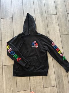 Chrome Hearts Cemetery Multi Color Cross Hoodie White