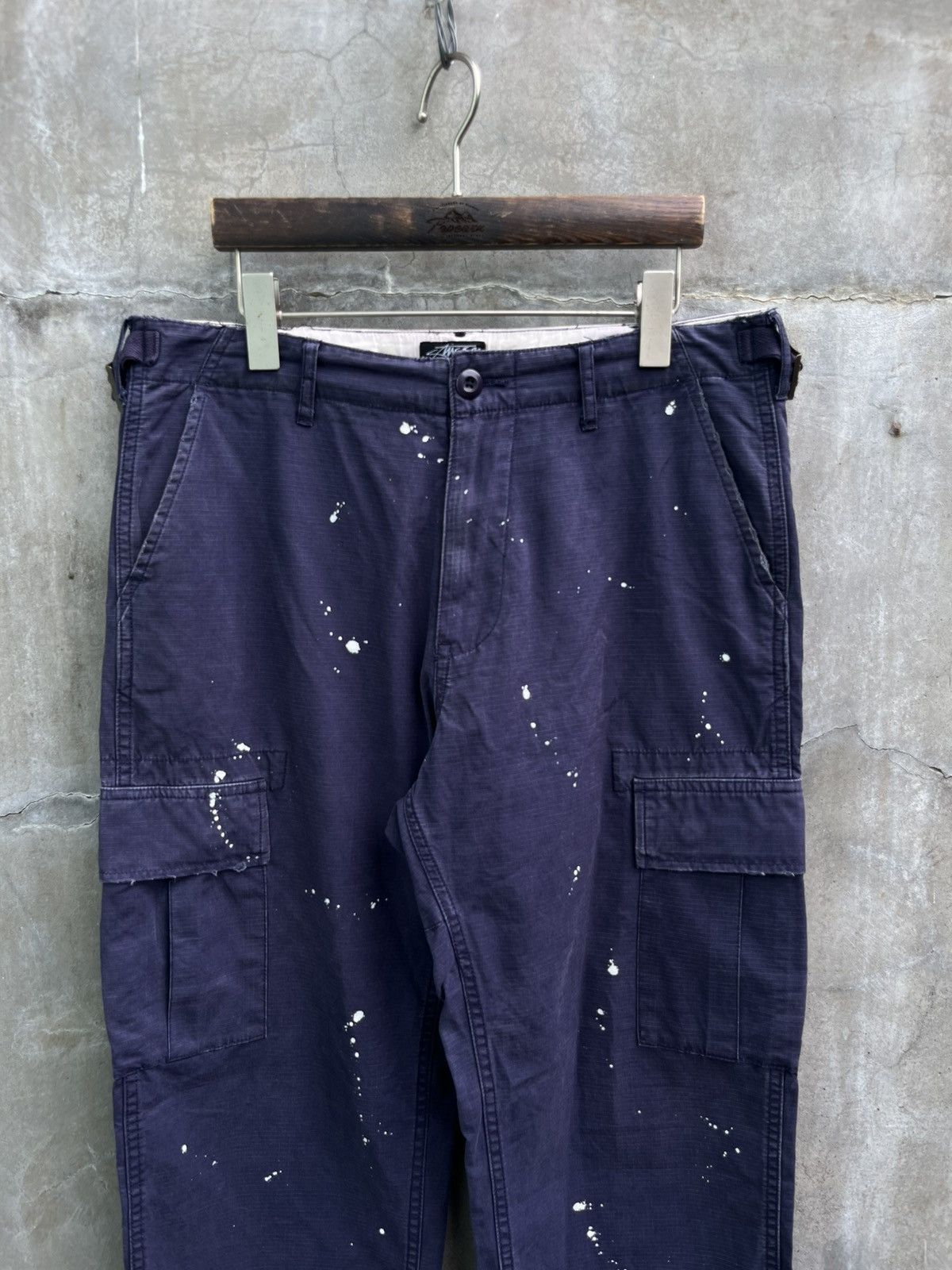 Stussy Paint Splattered Work Pants Size US 33 - 2 Thumbnail