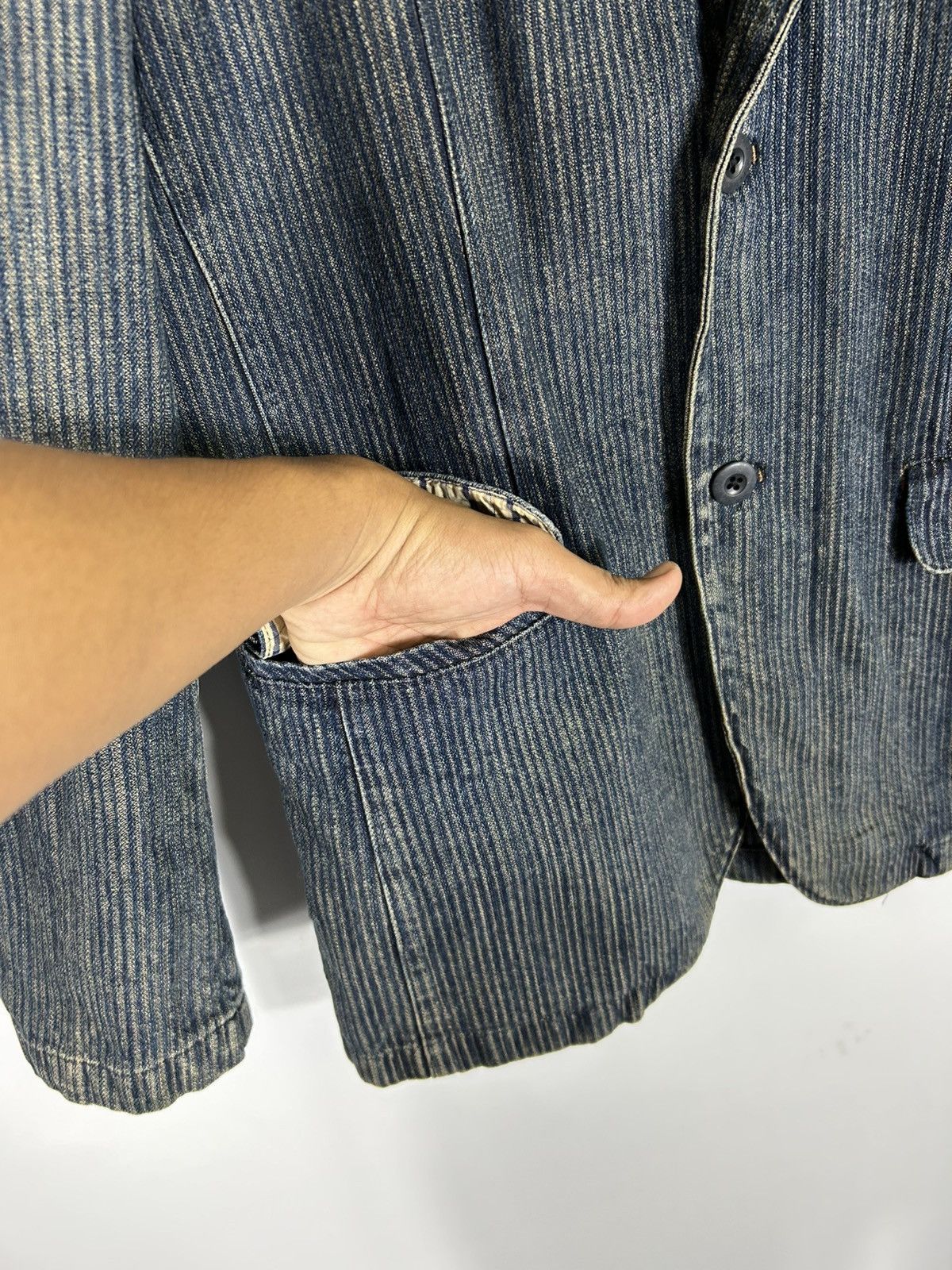Boycott × Japanese Brand ⚡️Vintage Boycott Denim Single Breast Coat Jacket Size US S / EU 44-46 / 1 - 7 Thumbnail