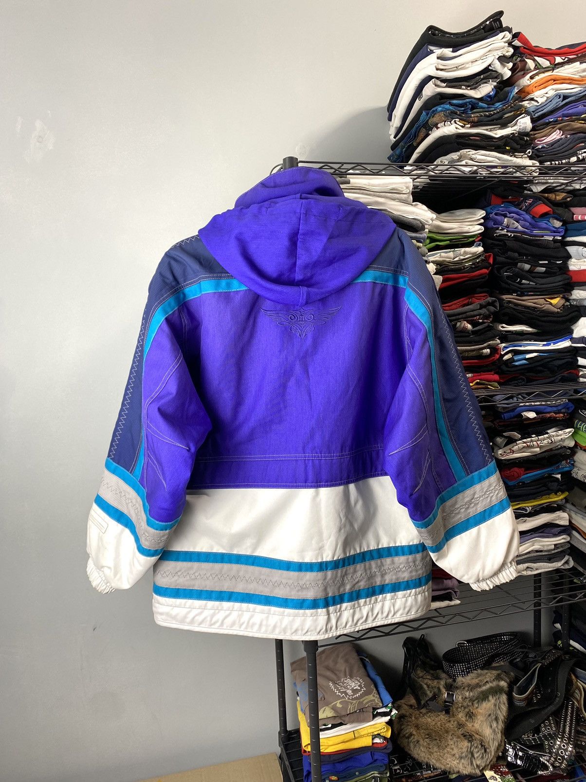 Descente Vintage 1990’s Descente Ski Winter Jacket Gradient Sun Faded Size US M / EU 48-50 / 2 - 16 Thumbnail