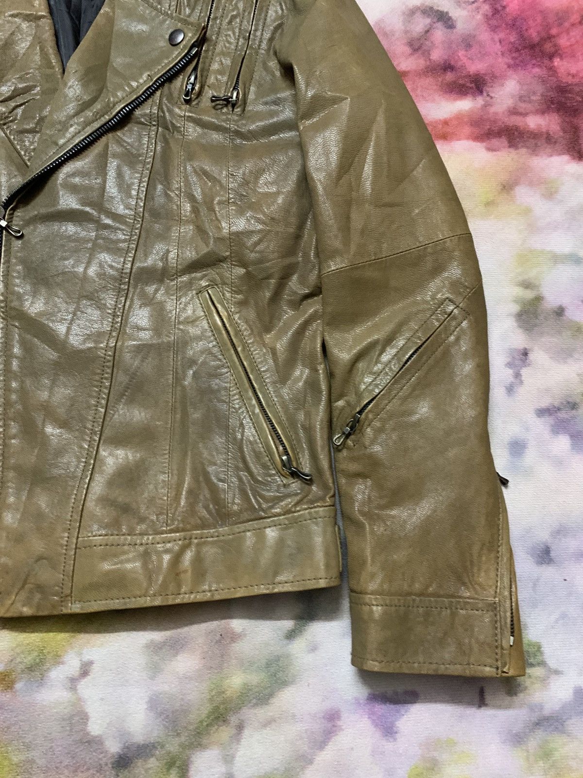 5351 POUR LES HOMMES Double Collar Punk Apocalypse Leather 14th Addiction Lgb Size US S / EU 44-46 / 1 - 5 Thumbnail