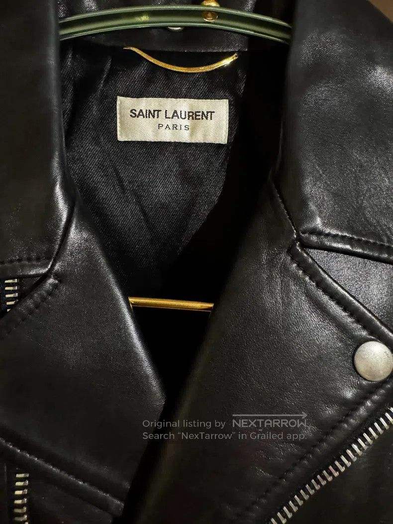 Saint Laurent Paris Saint Laurent Paris size 36 Women's Motorcycle Leather Jac Size S / US 4 / IT 40 - 3 Thumbnail