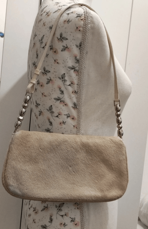 Christian Dior Monsieur × Dior Dior Bag Malice Saddle Shoulder Hodo Fur Leather 90s EX0031 Size ONE SIZE - 8 Thumbnail