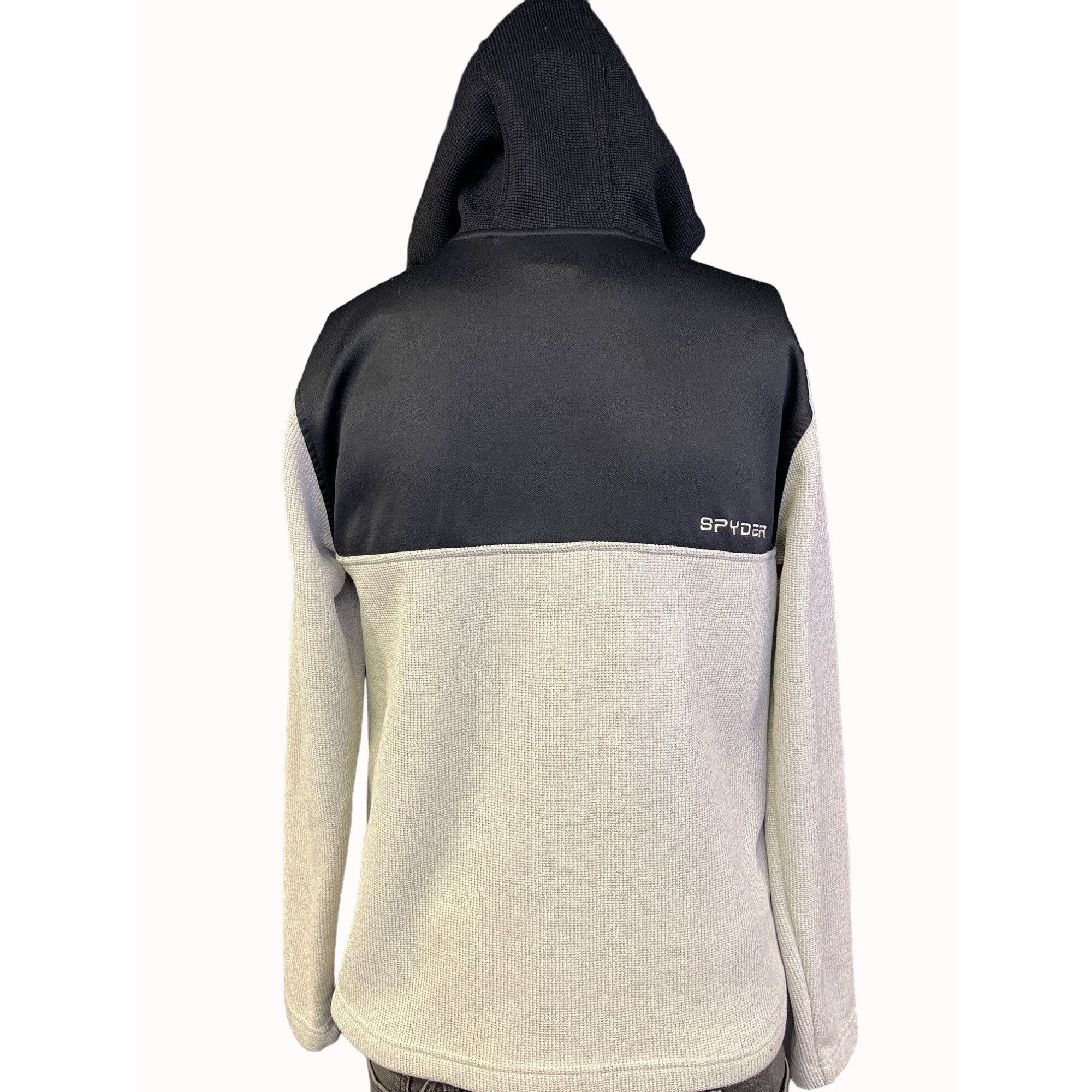 Spyder Spyder Women's Grey/Black Sweater/Hoodie Sz Sz S/P/P SKU 486 Size S / US 4 / IT 40 - 2 Thumbnail