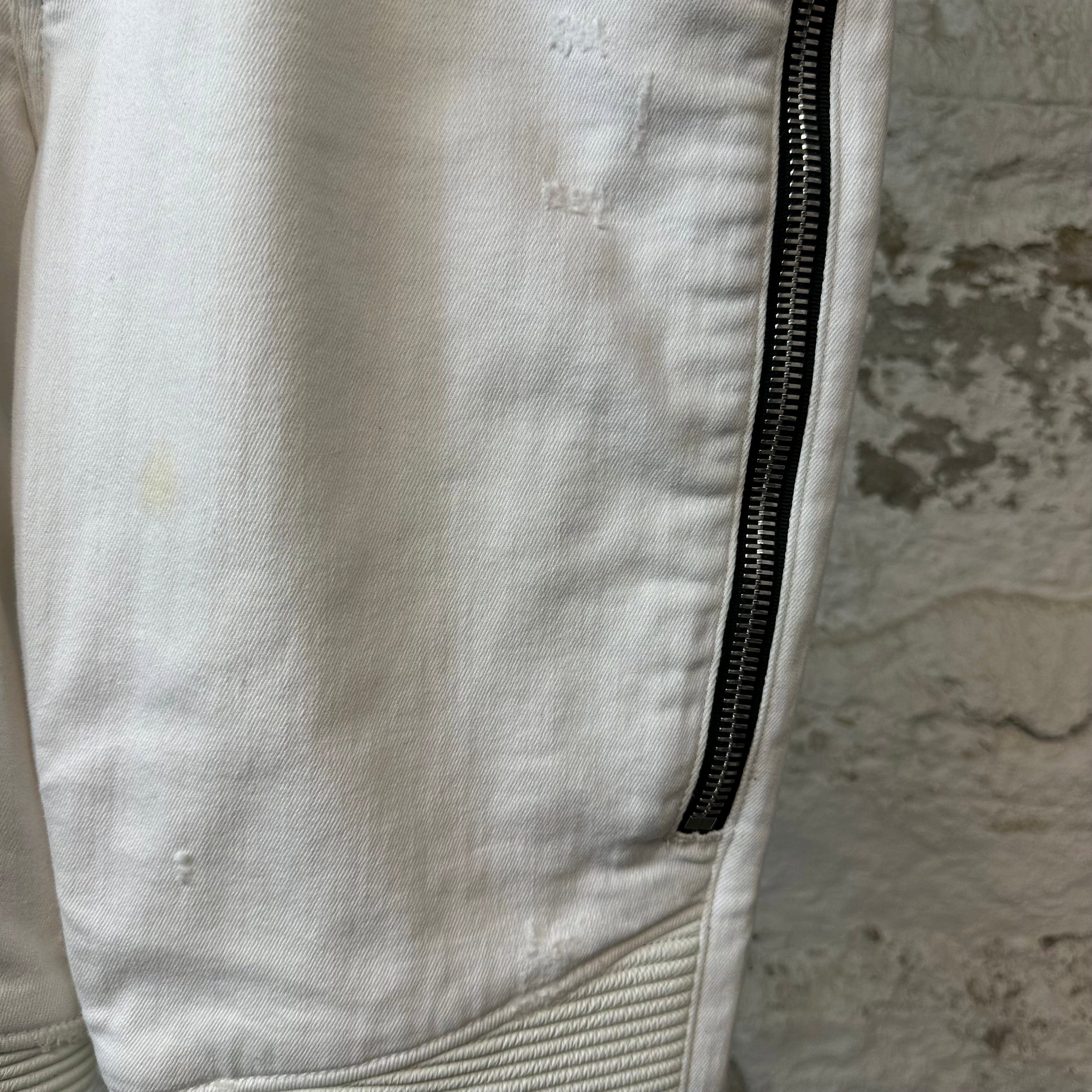 Amiri Amiri MX2 White Patch White Denim Jeans Sz 31 Size US 31 - 5 Thumbnail