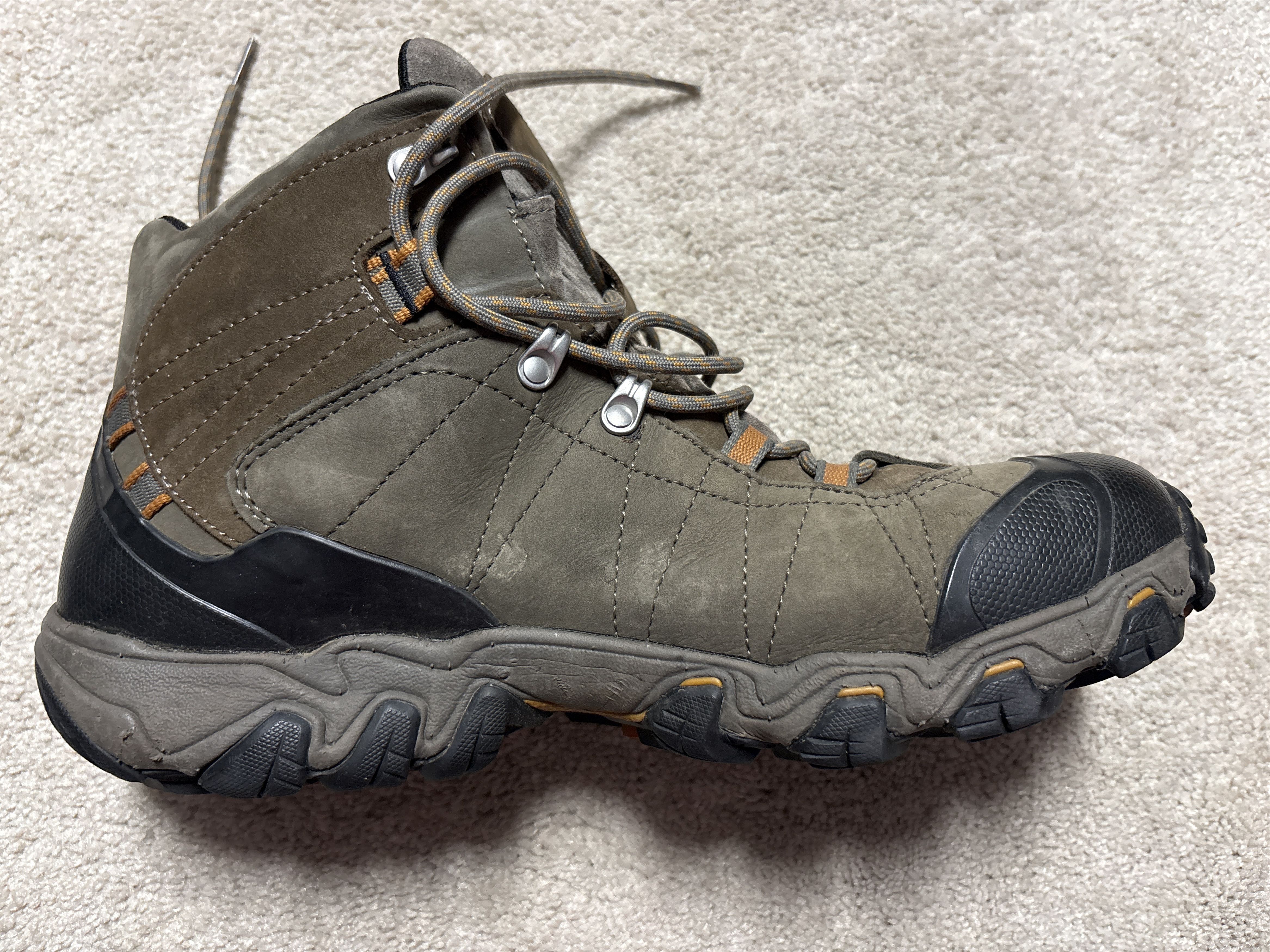 Oboz Oboz Men’s Bridger B Dry Mid Hiking Boots Size US 11.5 / EU 44-45 - 11 Thumbnail
