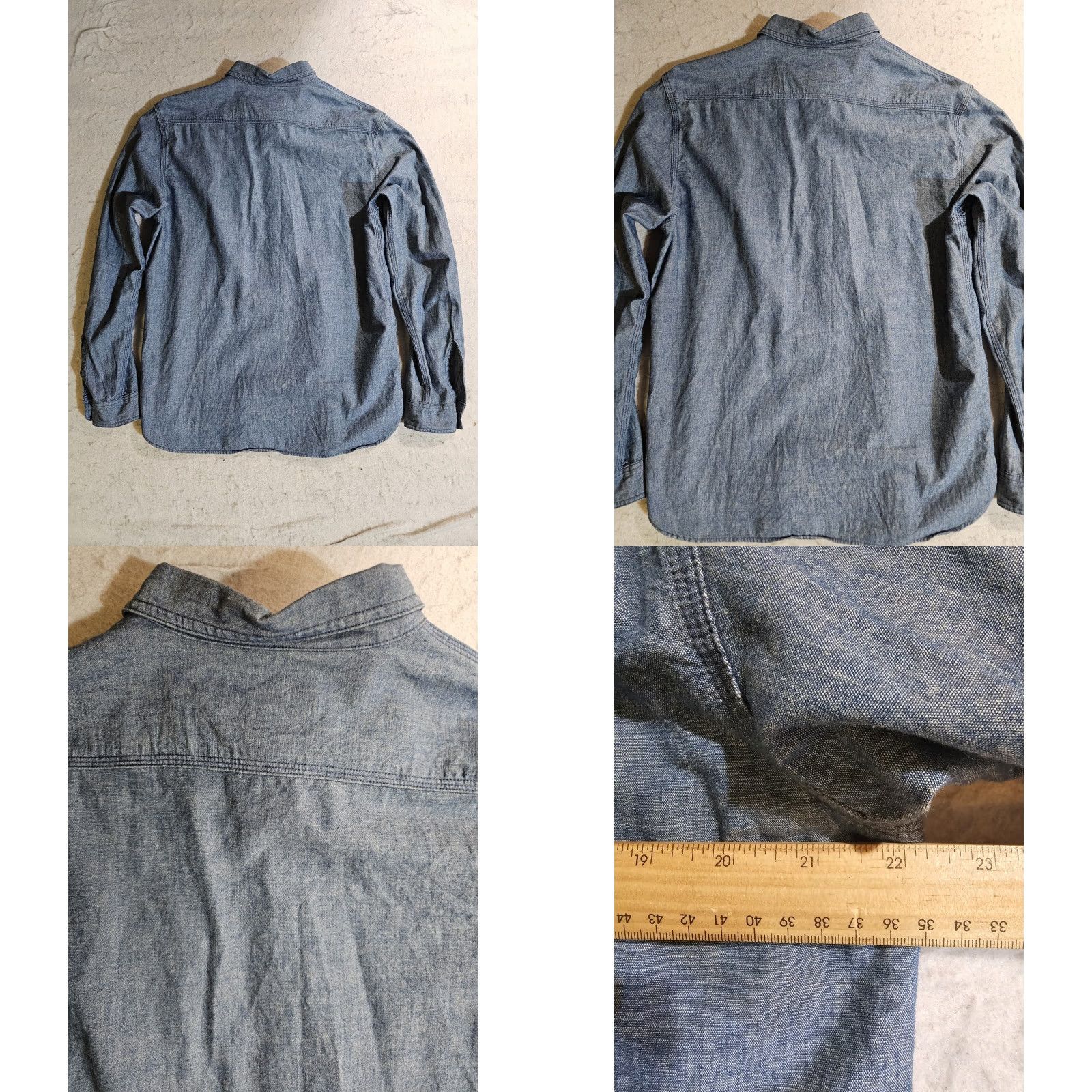 Polo Ralph Lauren VINTAGE Polo Ralph Lauren Button-Up Shirt Denim Goods 80s 90s Mens L Blue Cotton Shirt Polo Ralph Lauren Mens L Size US L / EU 52-54 / 3 - 8 Thumbnail