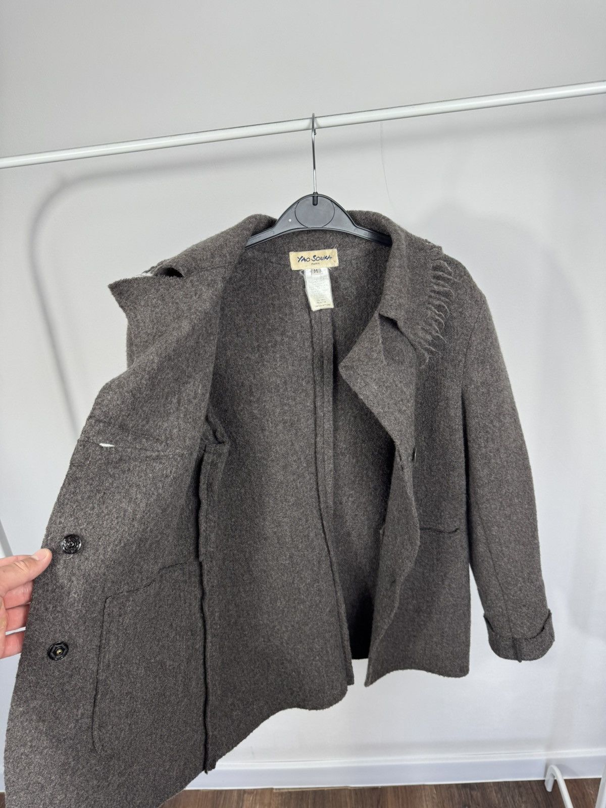 Other Yao Souka Paris Wool Blazer Jacket Gray Made in France M Size M / US 6-8 / IT 42-44 - 8 Thumbnail