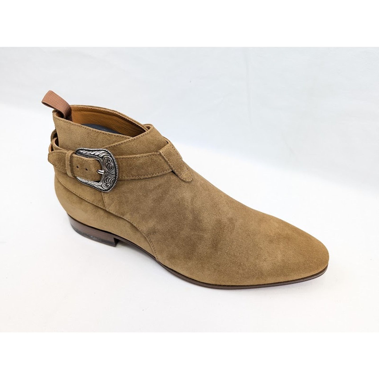 Saint Laurent Paris o1rshd1 Q:2 / 20 CR Buckle Boots in Brown Size US 10 / EU 43 - 2 Thumbnail