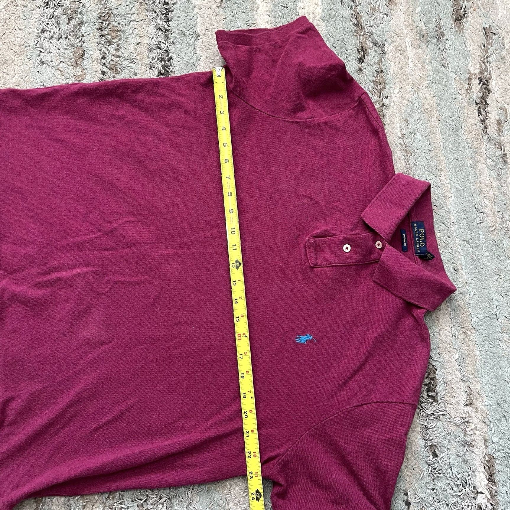 Ralph Lauren Ralph Lauren Polo Shirt Polo Solid Short Sleeve XL/TG Pink 100% Cotton Logo Regular Big & Tall Men Polo Size US XL / EU 56 / 4 - 5 Thumbnail