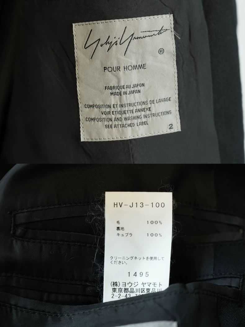 Yohji Yamamoto Yohji Yamamoto18AW hidden-button stand-up collar fleece jac Size US M / EU 48-50 / 2 - 6 Thumbnail