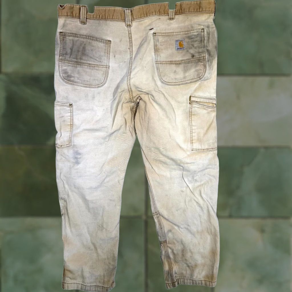 Carhartt Carhartt Pants Men’s 40x30 Tan Stretch Relaxed Fit Canvas Utility Workwear Size US 40 / EU 56 - 1 Thumbnail