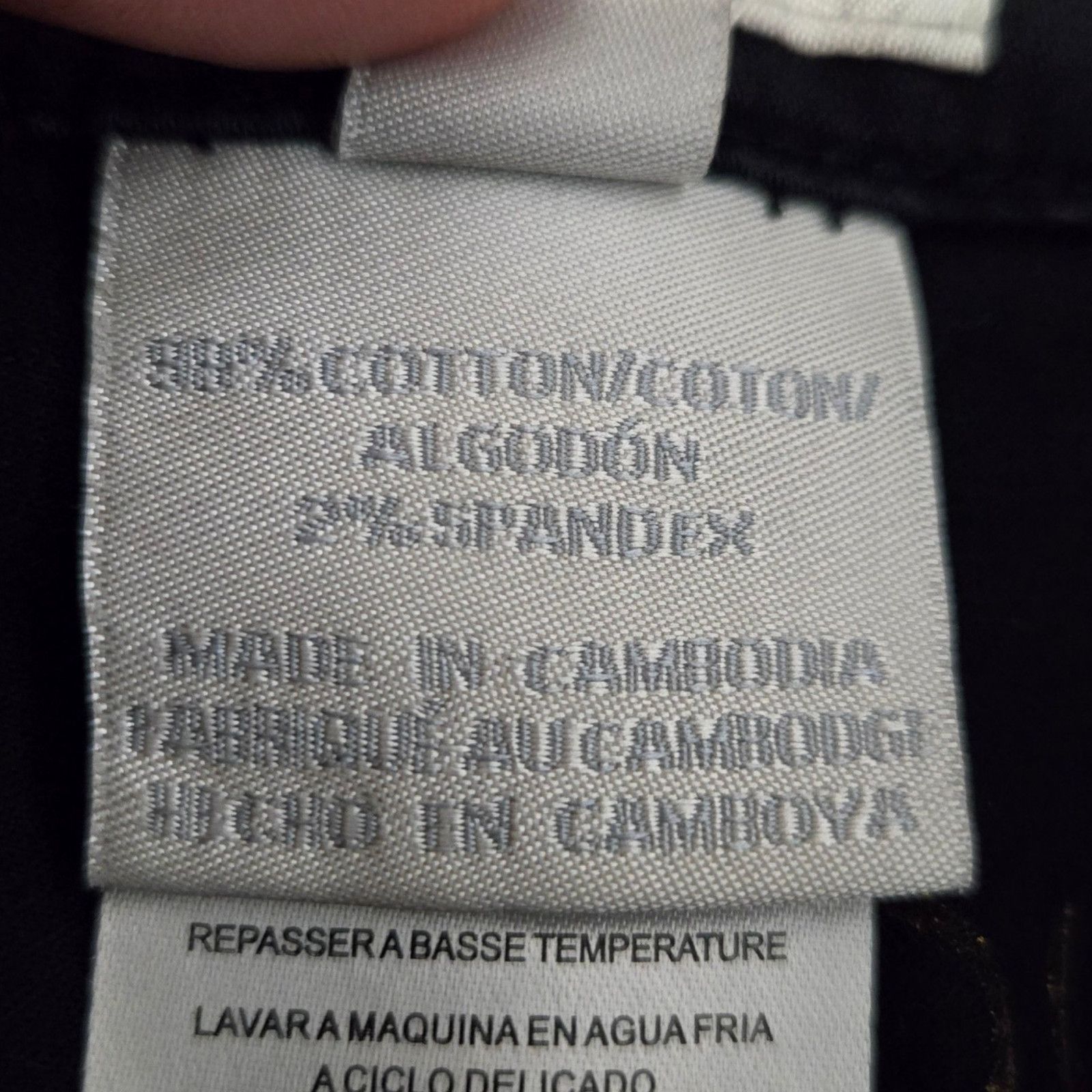 Other Black High Rise Bootcut Chino Pants Size 8 Size 30" / US 8 / IT 44 - 5 Thumbnail