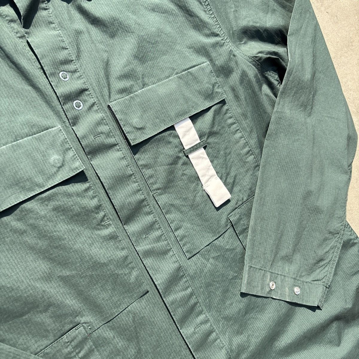 Craig Green Craig Green Ripstop Utility Shirt / Patch Pocket Olive Green Size US M / EU 48-50 / 2 - 3 Thumbnail