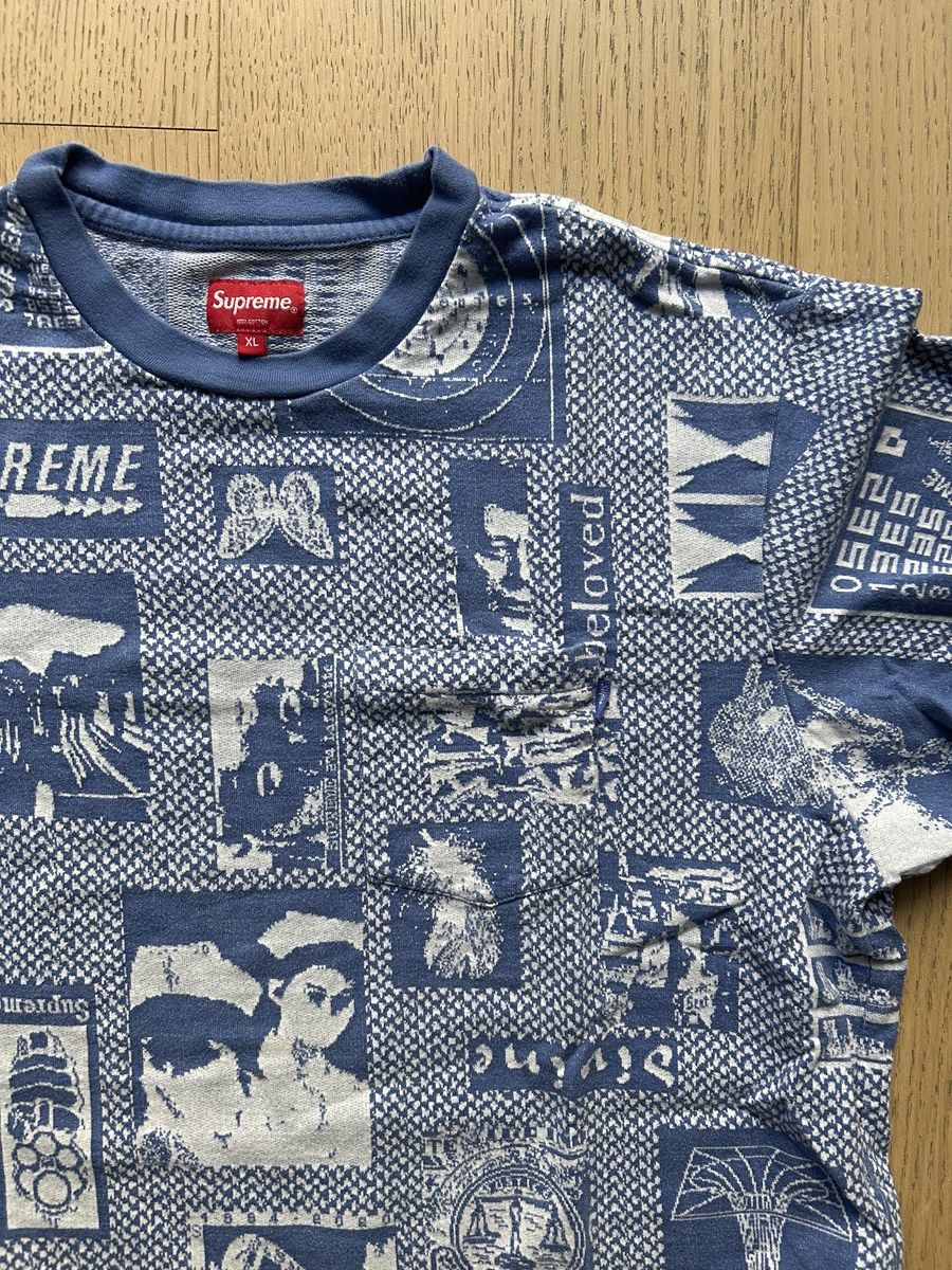 Supreme Supreme Collage Tee Size US XL / EU 56 / 4 - 5 Thumbnail
