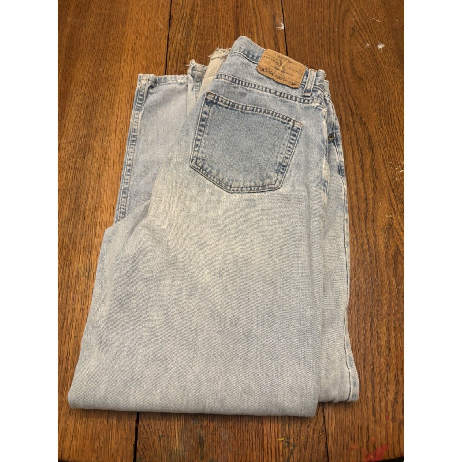 Eddie Bauer VINTAGE Eddie Bauer Jeans Womens 12 Mom High Rise Classic Fit 100% Cotton Denim Blue 90s Retro Classic Mens? Wait. Size 34" / US 12 / IT 48 - 5 Thumbnail