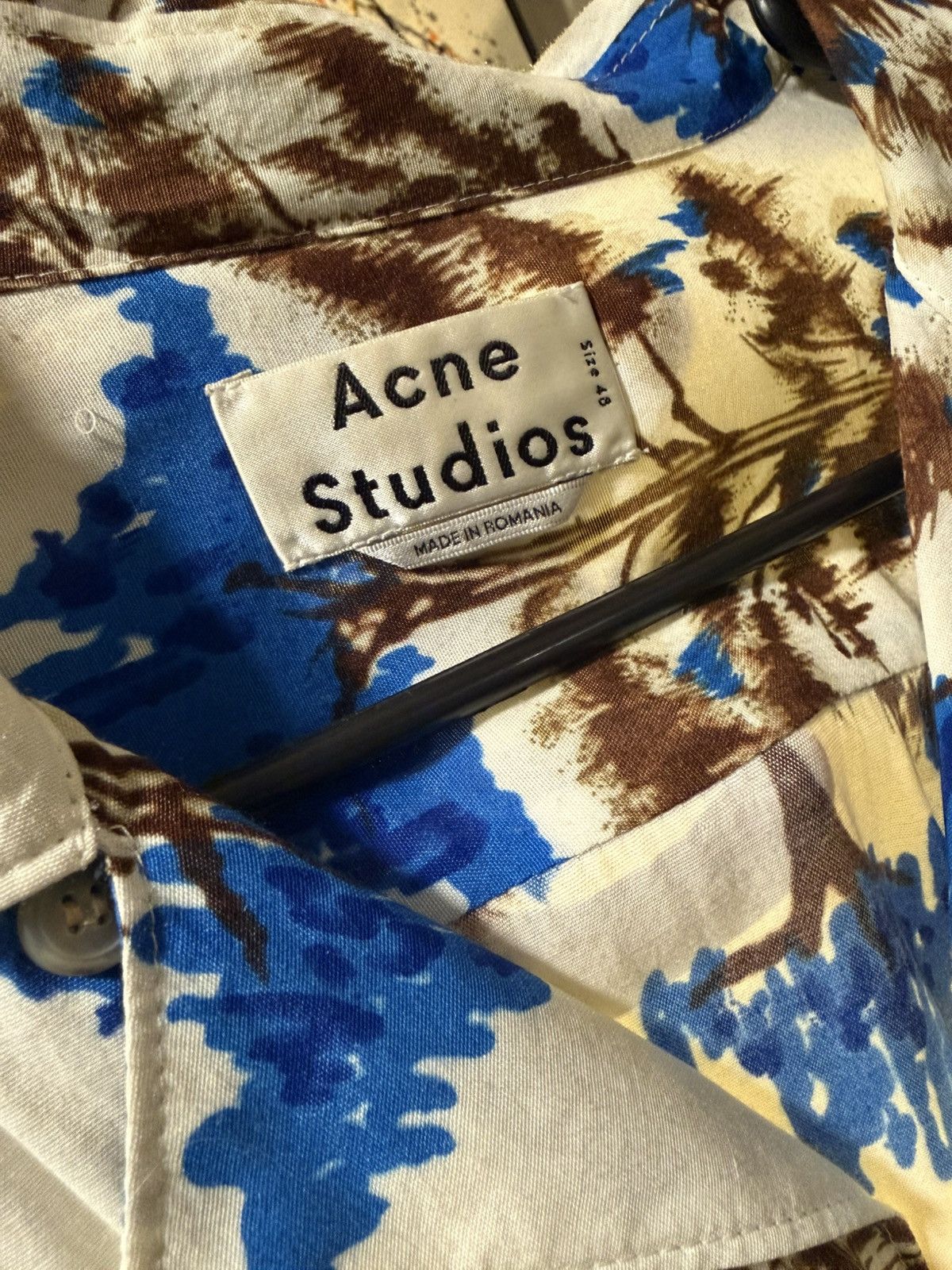 Acne Studios Acne studios floral button up Size US M / EU 48-50 / 2 - 3 Thumbnail