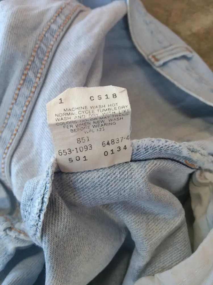 Levi's 90s Vintage Levi's 501 Made In USA Jeans 38x31 Size US 38 / EU 54 - 8 Thumbnail