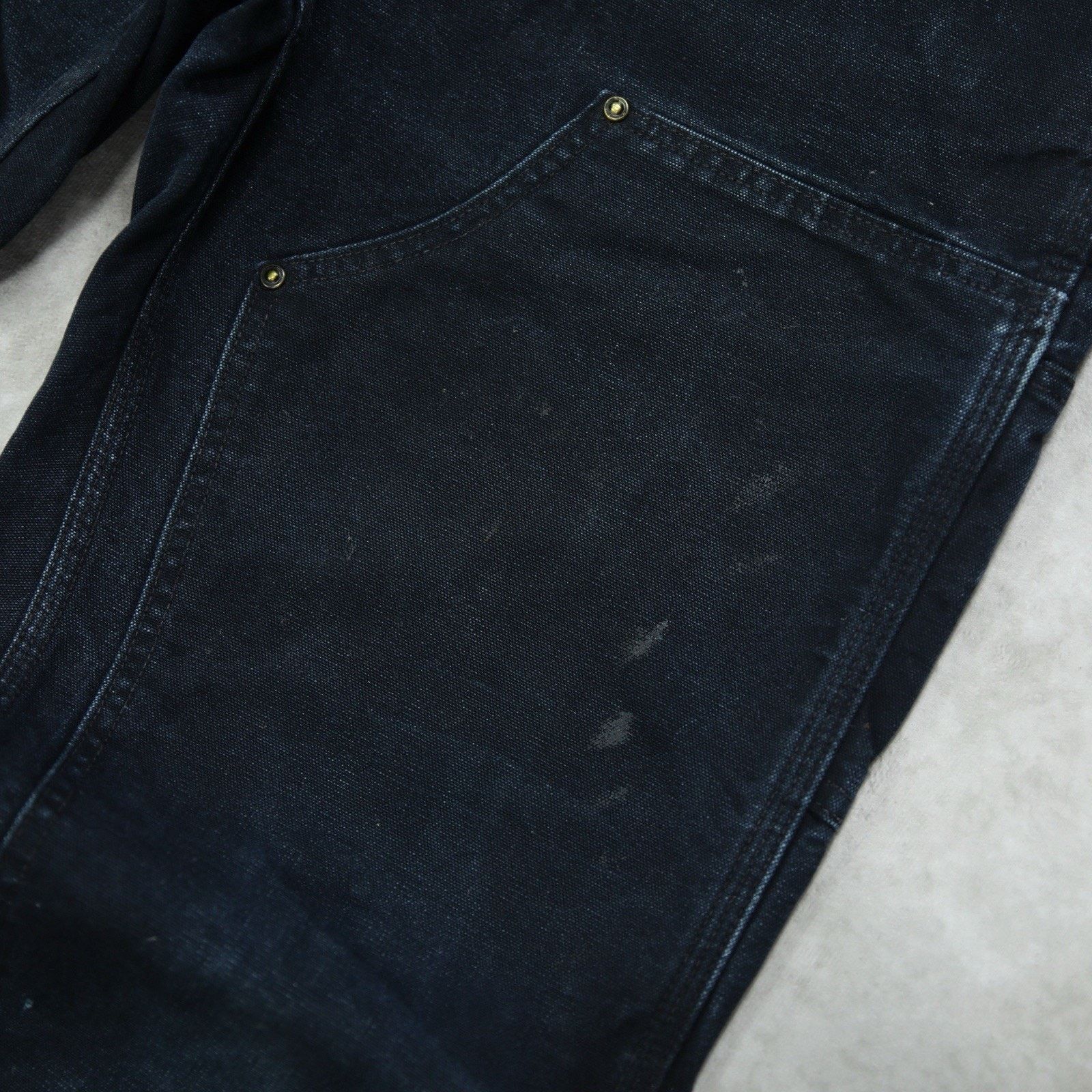 Balenciaga Carhartt x Chrysler Imported From Detroit Black Double Knee Size US 30 / EU 46 - 15 Thumbnail