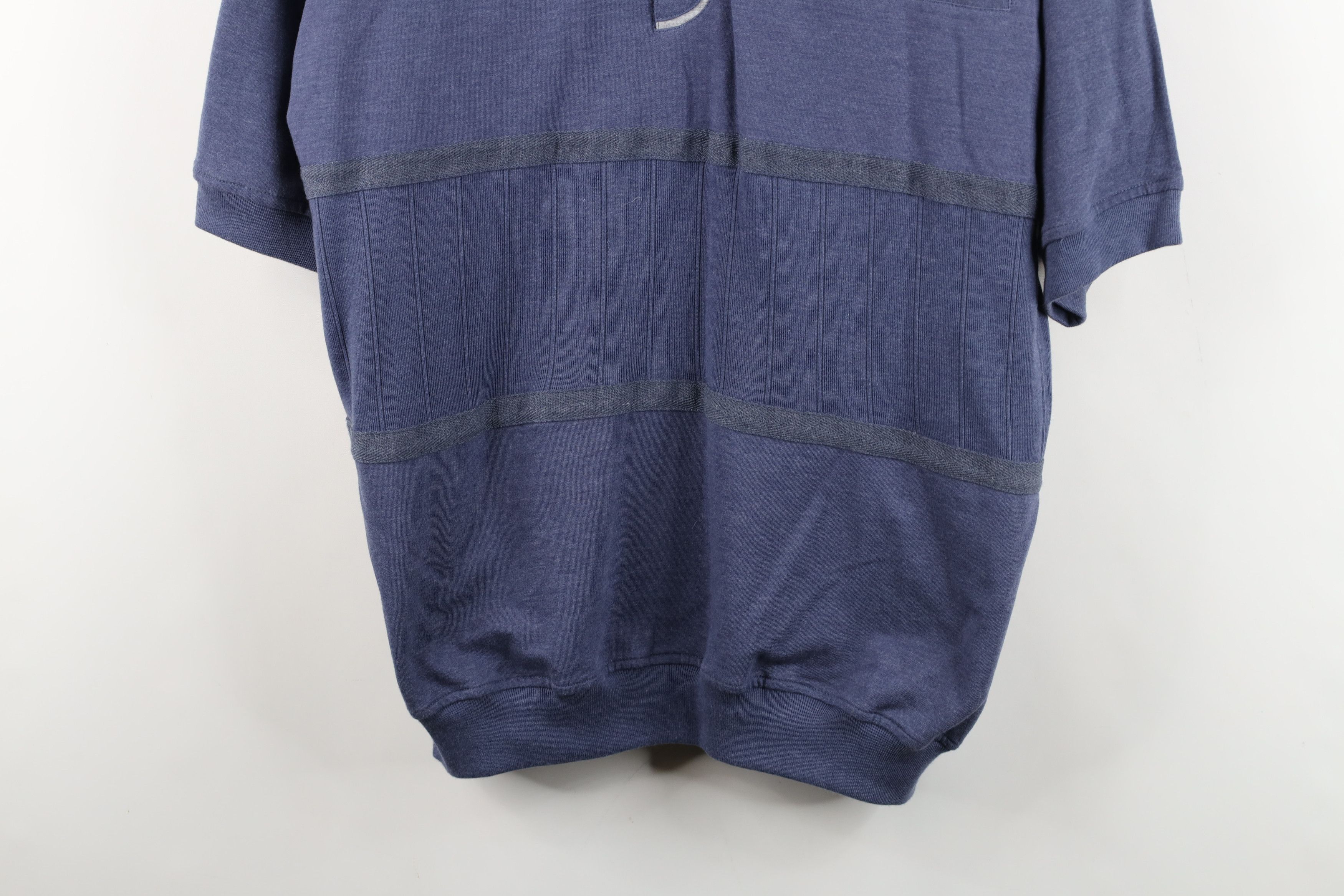 Vintage Vintage 90s Streetwear Striped Collared Pullover Polo Shirt Size US M / EU 48-50 / 2 - 3 Thumbnail