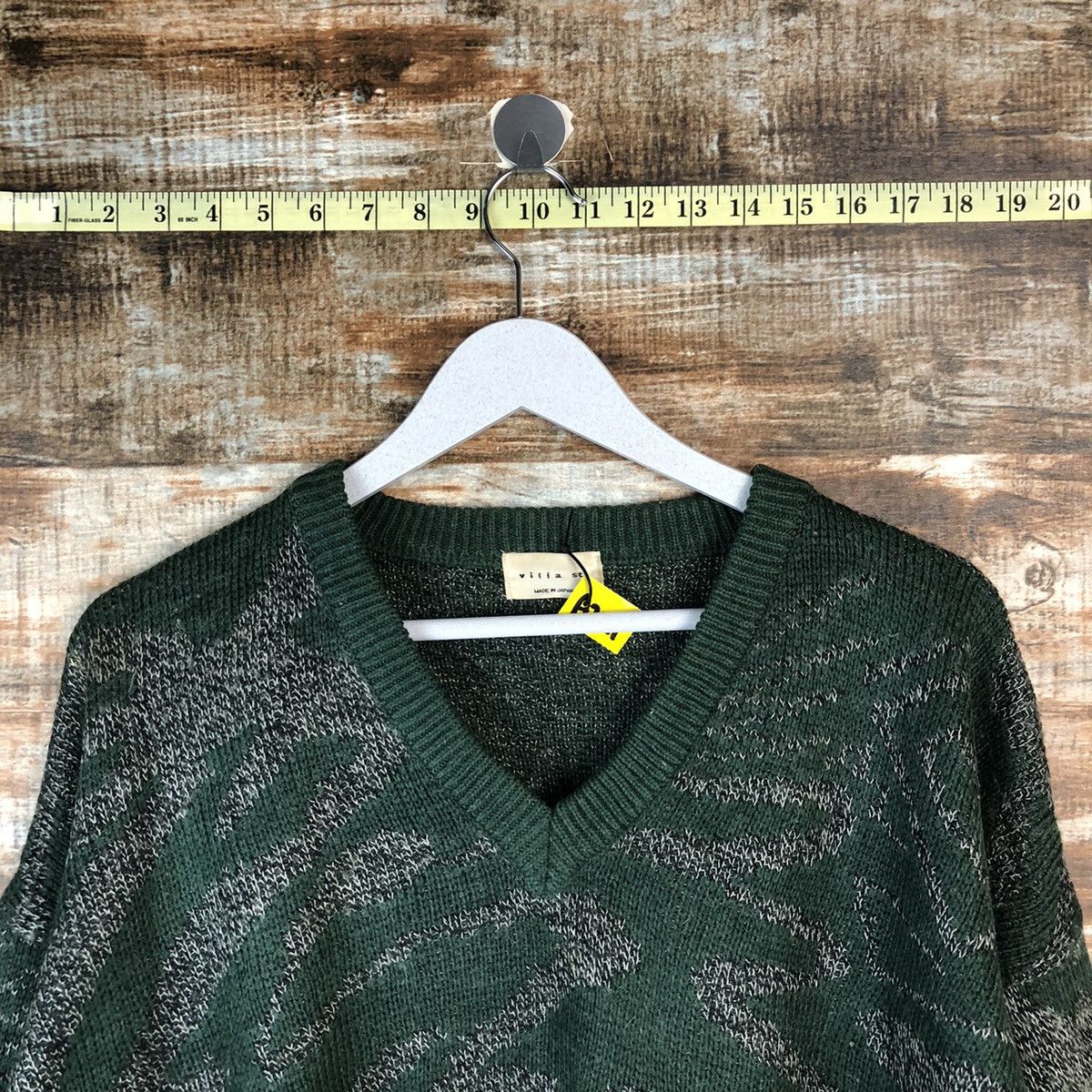 Homespun Knitwear Villa St made in japan vintage Green Knitwear #A2041 Size US XL / EU 56 / 4 - 4 Thumbnail