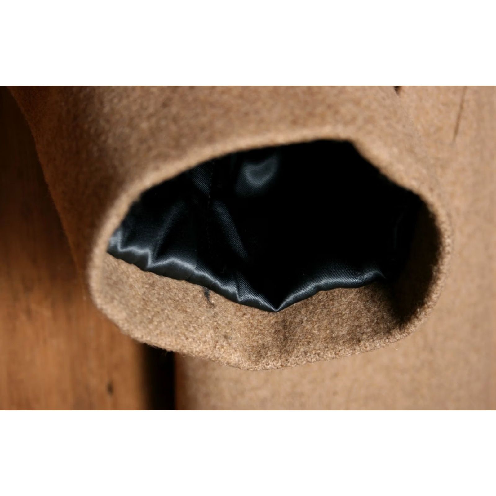 Vintage VINTAGE Lakeland Coat | Tan Wool Blend Top Coat w/Faux Fur Collar & Lining Sz. 44 Mens Overcoat Winter Fall Size US XXL / EU 58 / 5 - 6 Thumbnail