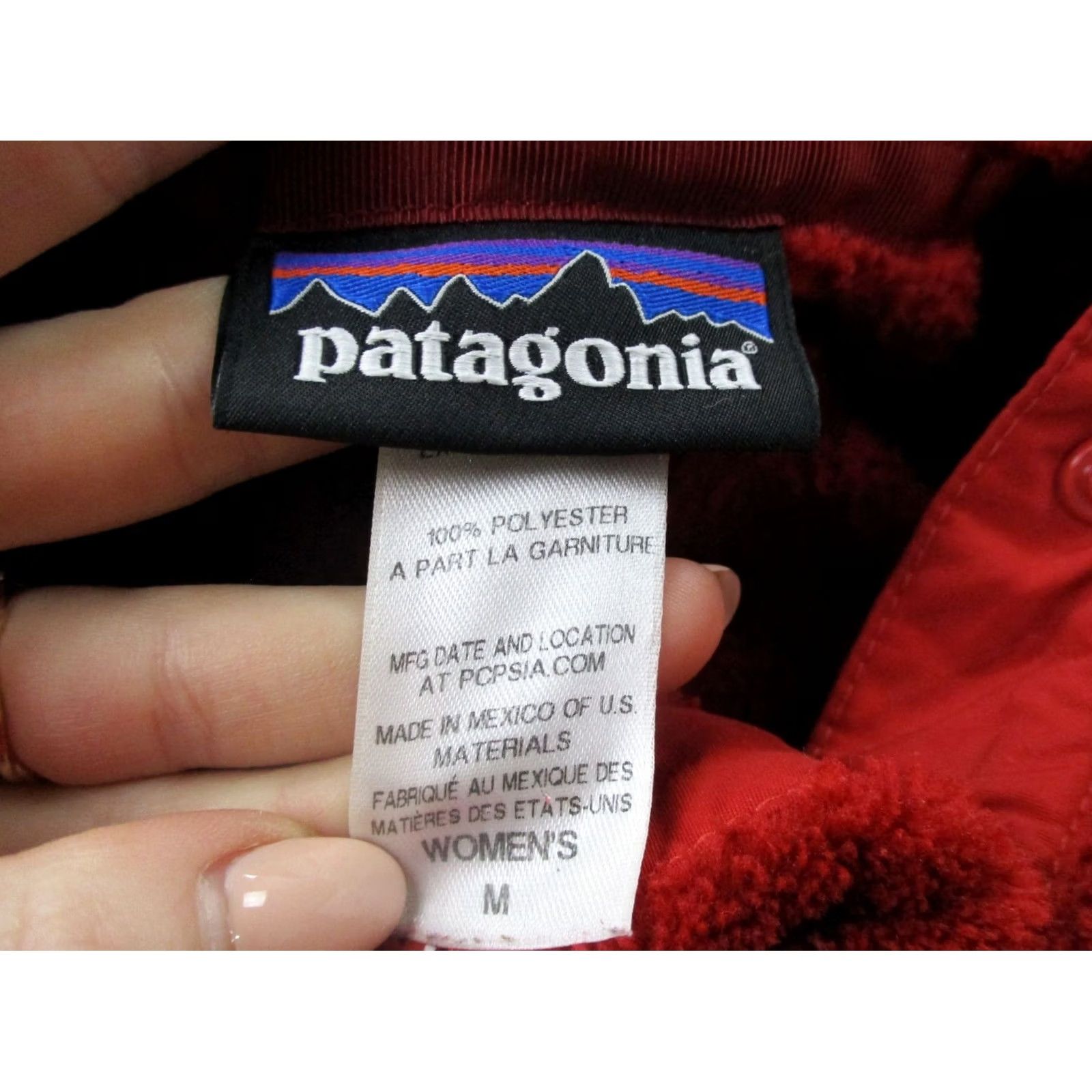 Patagonia Patagonia Jacket Womens M Red Snap Fleece Outdoor Casual Windproof Pockets Thermal 90s Style Womens Size M / US 6-8 / IT 42-44 - 7 Thumbnail