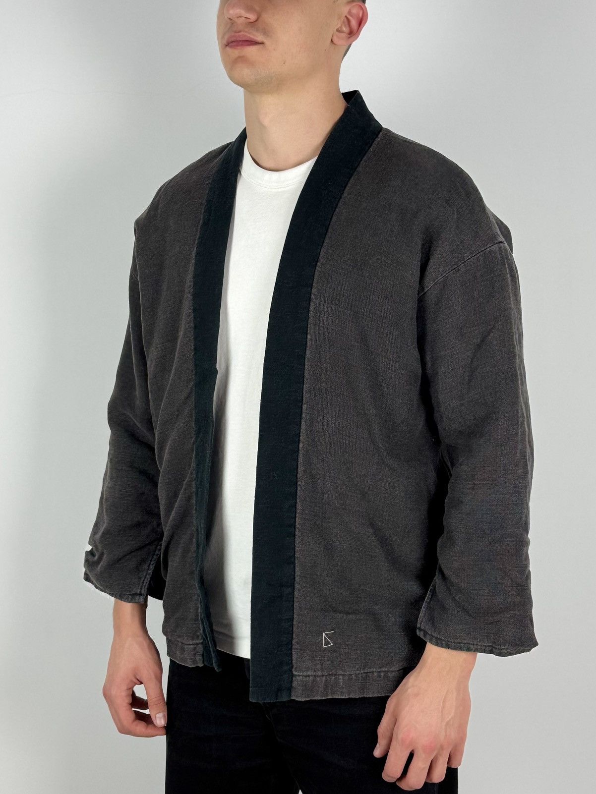 Soulive Soulive Harvesty Haori Kimono Linen Jacket Size US M / EU 48-50 / 2 - 2 Thumbnail