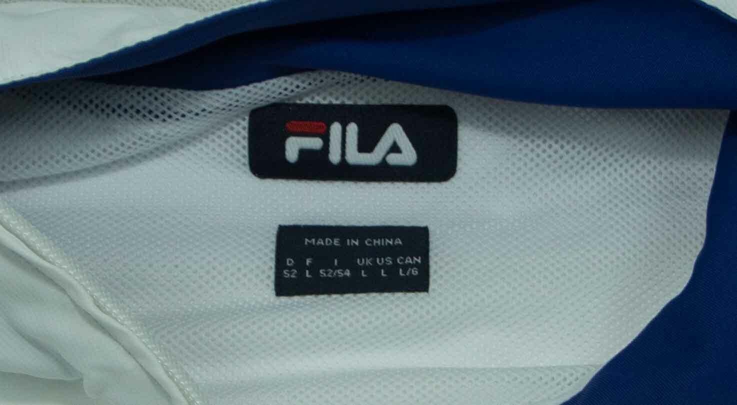 Fila FILA ACTIVEWEAR TRACK JACKET WHITE SIZE L Size US L / EU 52-54 / 3 - 6 Thumbnail