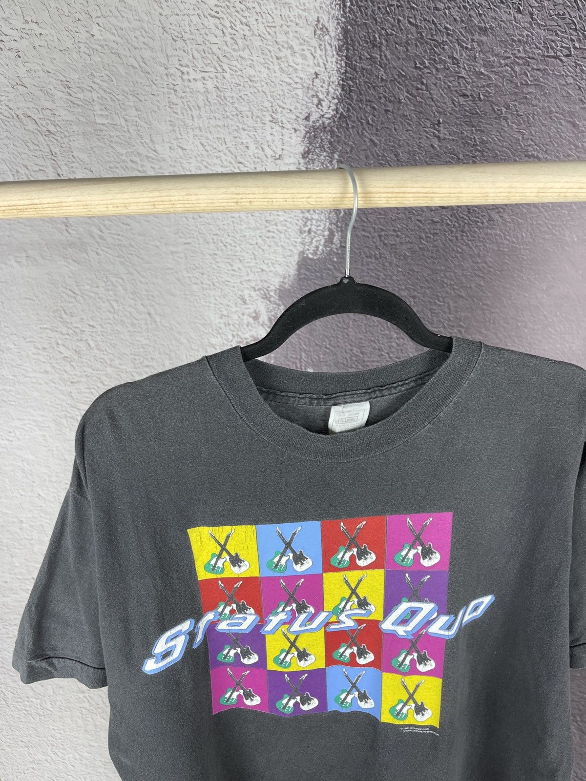 Band Tees Vintage Status Quo 1991 1992 tour tee Rock Til you drop Size US XL / EU 56 / 4 - 9 Thumbnail