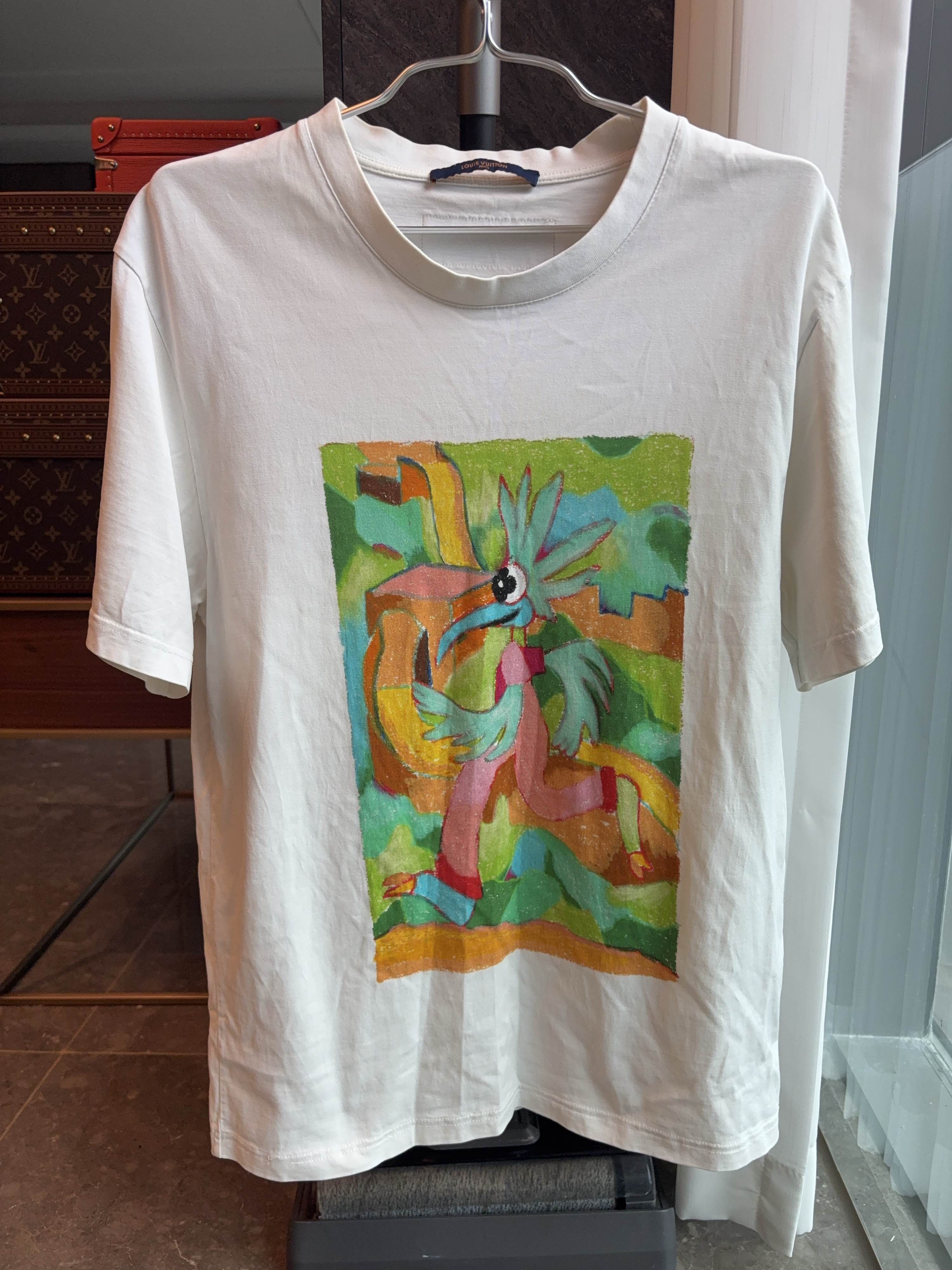 Louis Vuitton Louis Vuitton Graphic T-Shirt Size L Size US L / EU 52-54 / 3 - 1 Thumbnail