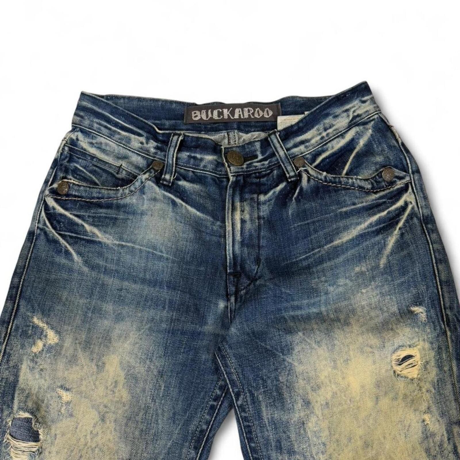 True Religion Buckaroo vintage flap pockets with stud works mud wash shade Size 29" - 6 Thumbnail