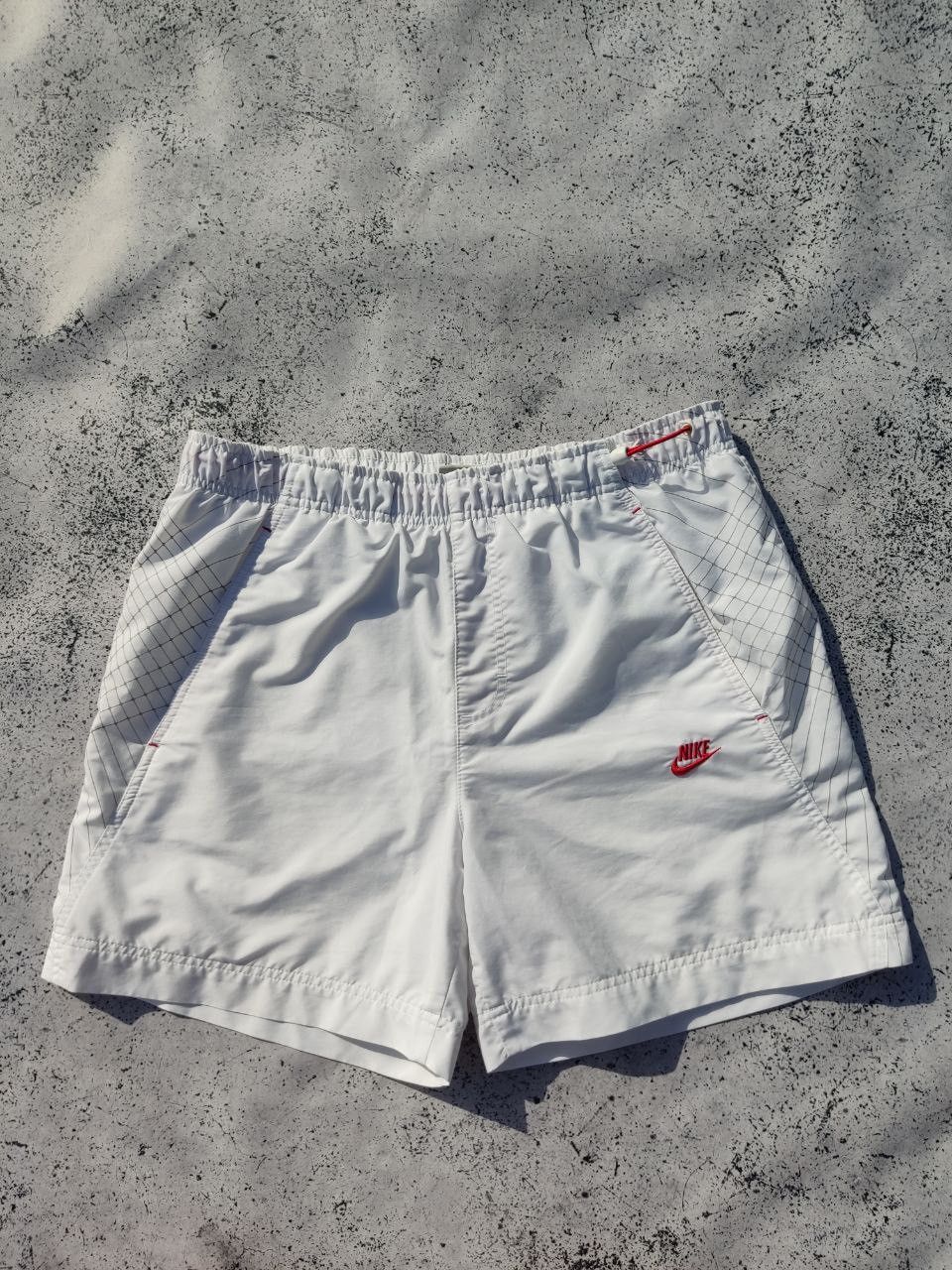 Nike × Vintage Vintage Nike Drill Shorts Nylon Small Swoosh Y2K USA ACG Size US 31 - 1 Thumbnail