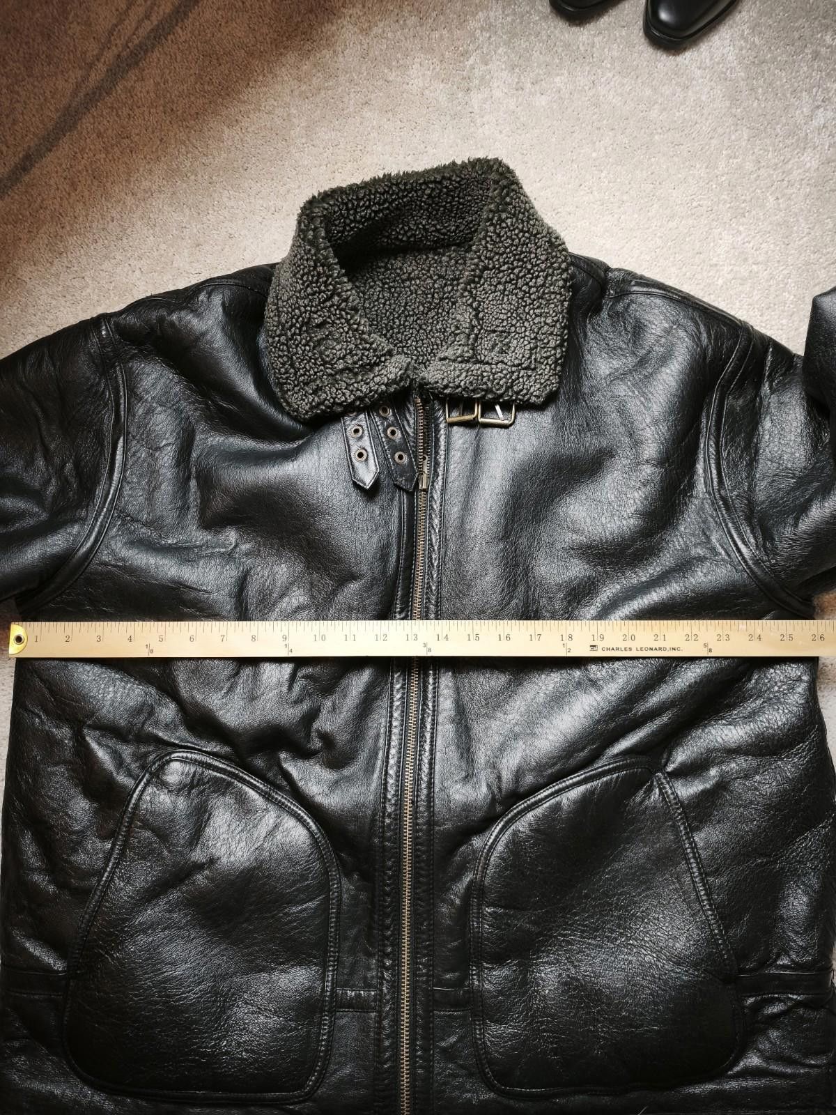 Wilson Leather Bomber Aviator Jacket Sherpa Men Fits XL B3 Wilson's Size US XL / EU 56 / 4 - 5 Thumbnail