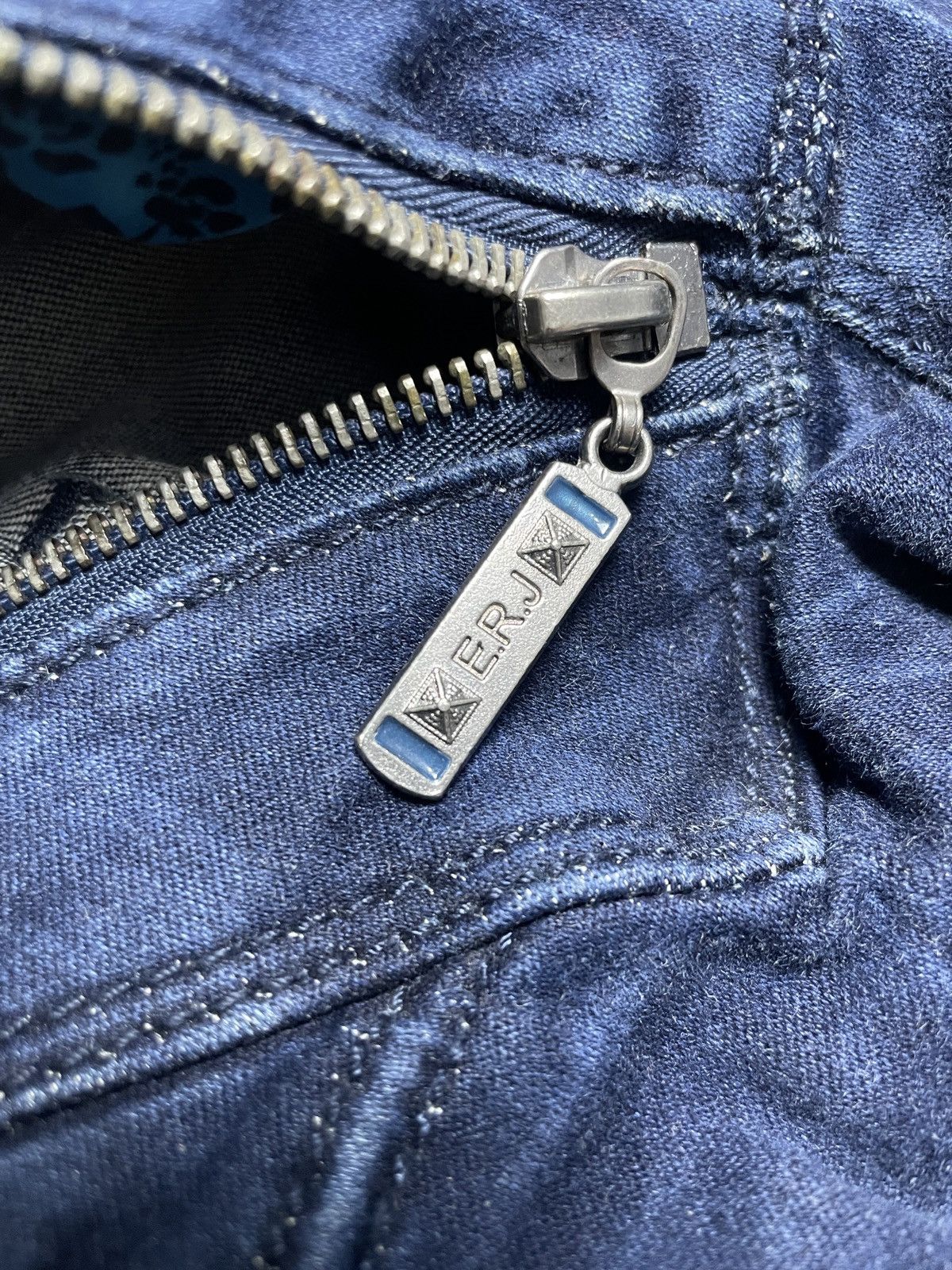 Japanese Brand 2000’s Estero Ragazza - Asymmetrical Bikers Denim Pants Size 28" / US 6 / IT 42 - 14 Thumbnail