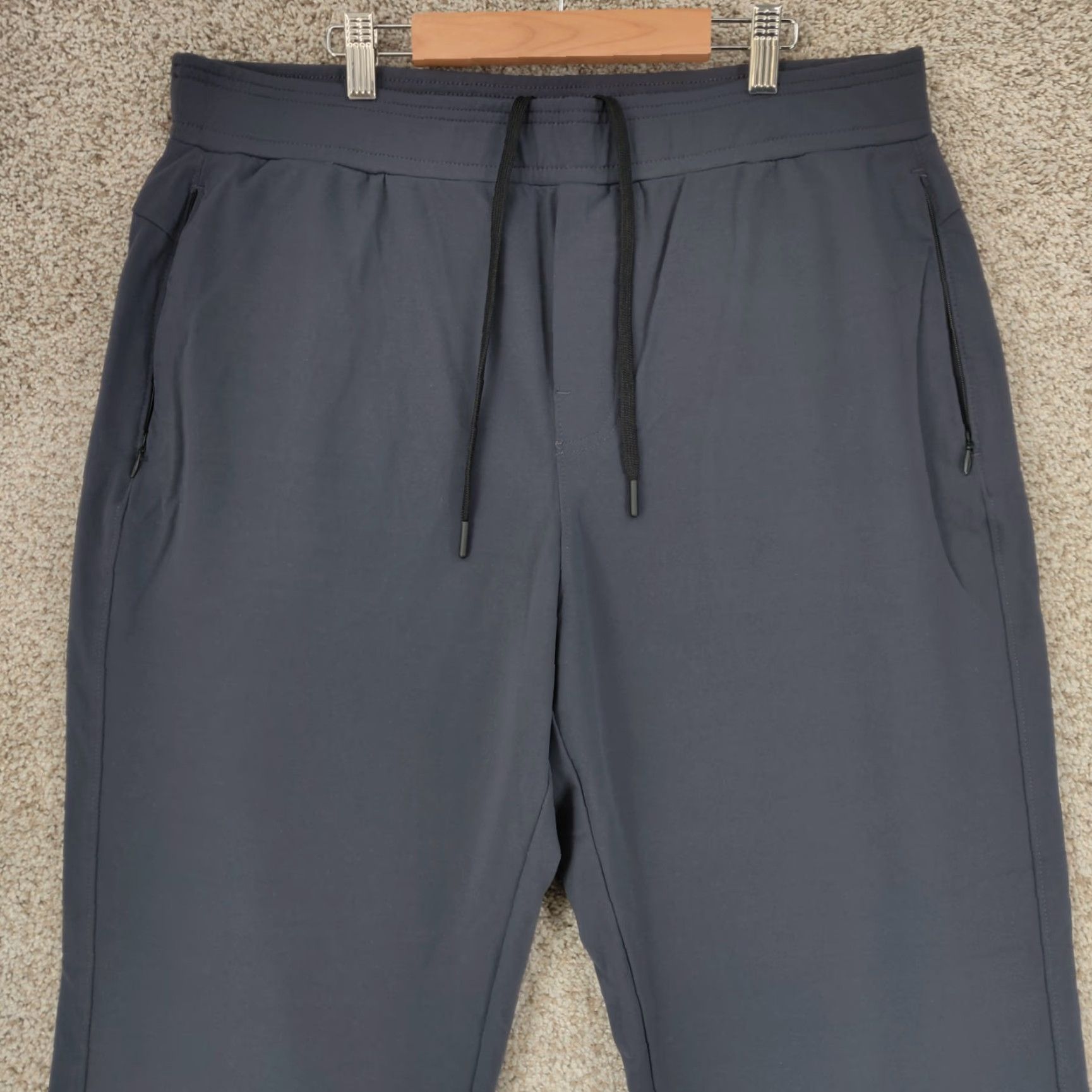 Vintage Public Rec Jogger Pants Mens Regular 38x30 Blue All Day Everyday Activewear Stretch Zip Pocket Size US 38 / EU 54 - 2 Thumbnail