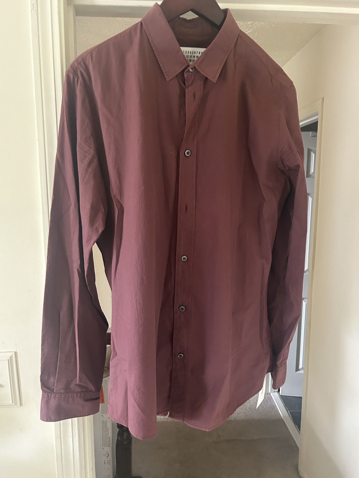 Maison Margiela Maison Margiela button up dress shirt mmm Italy 🇮🇹 designer Size US L / EU 52-54 / 3 - 4 Thumbnail