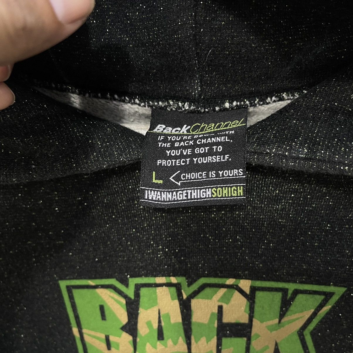 Japanese Brand Back channel liberty logo blink blink green hoodie very rare Size US L / EU 52-54 / 3 - 7 Thumbnail