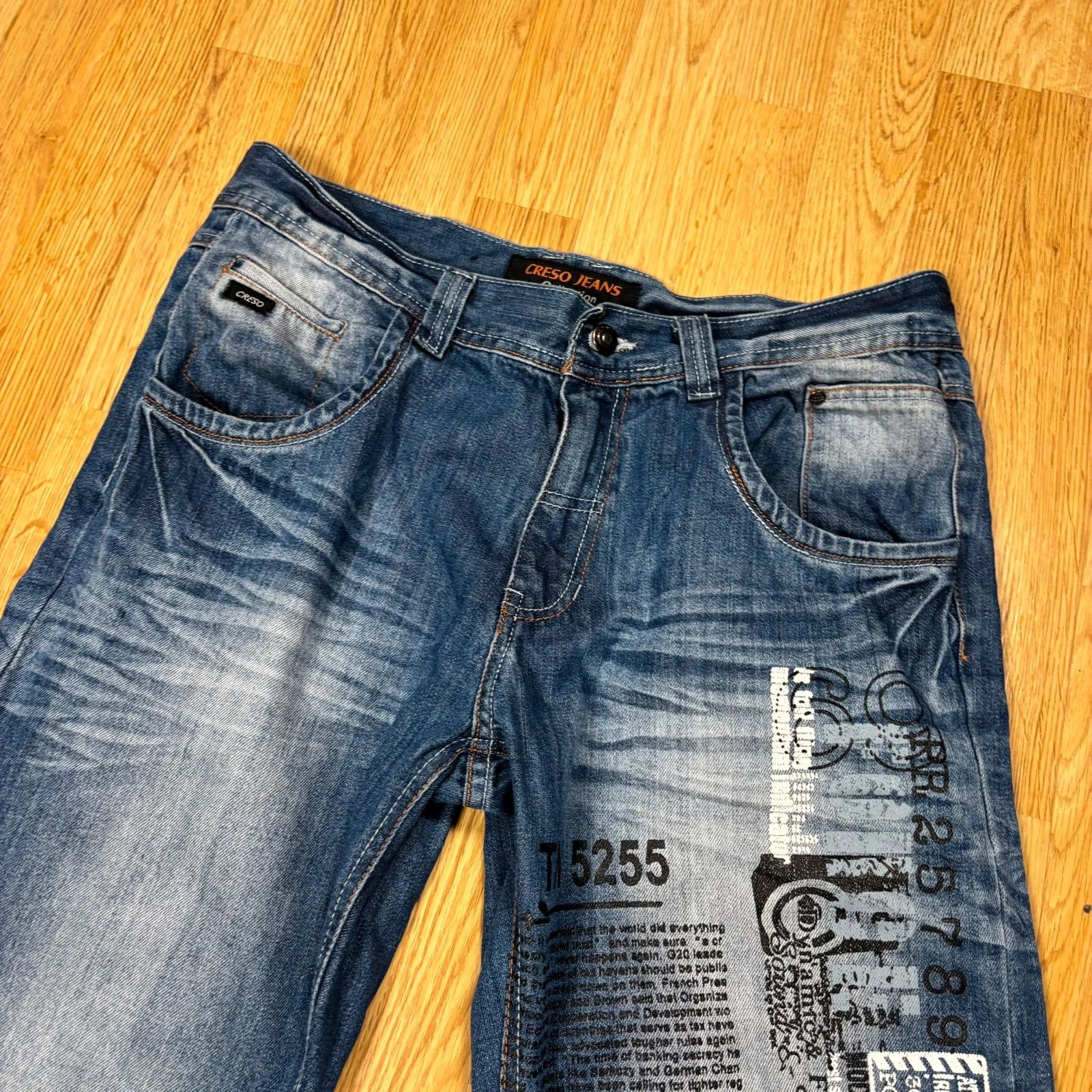 Japanese Brand Creso Jeans Y2K Denim Size US 35 - 4 Thumbnail