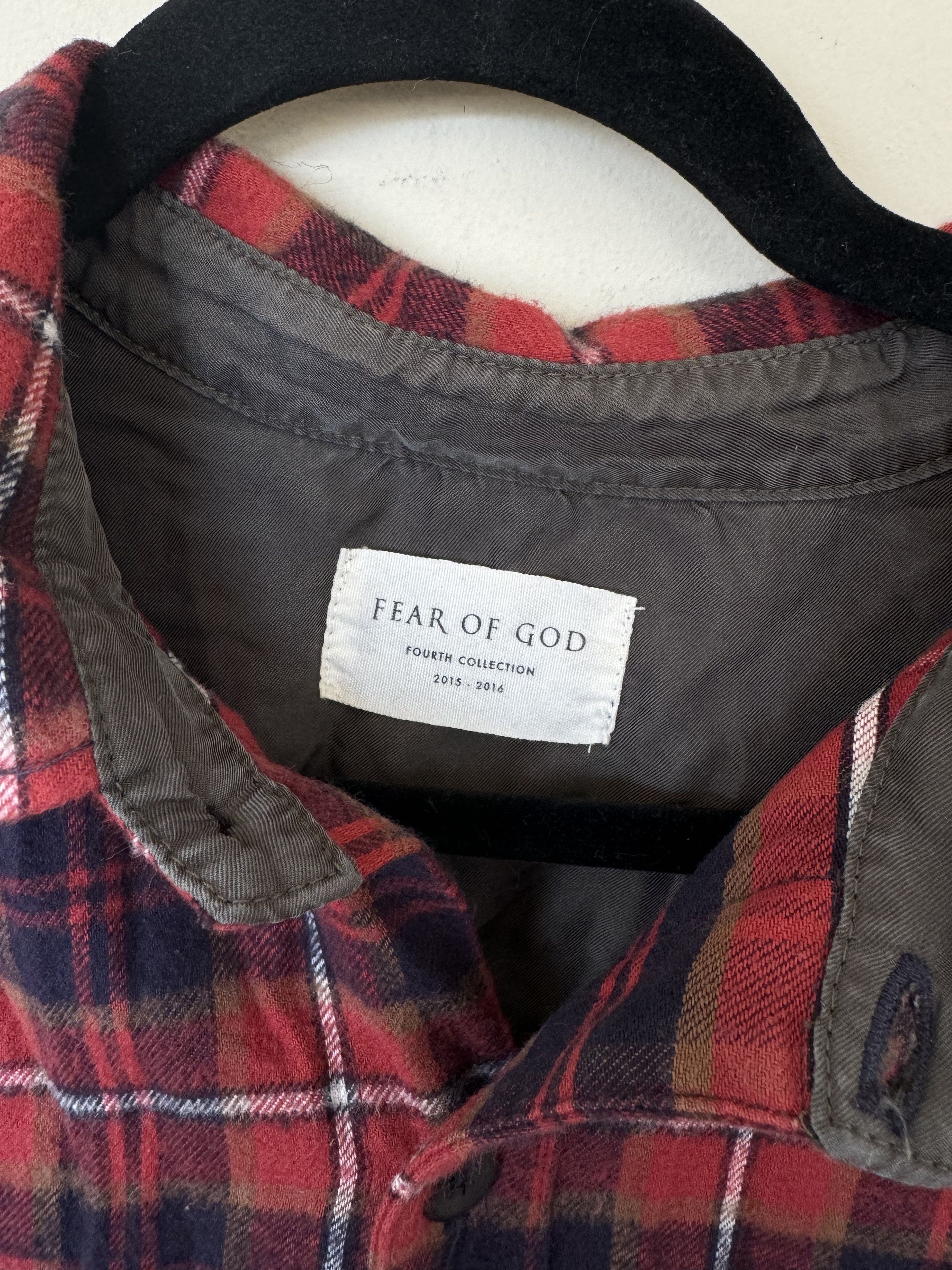 Fear of God Fear Of God Flannel Cut Off Size US L / EU 52-54 / 3 - 4 Thumbnail