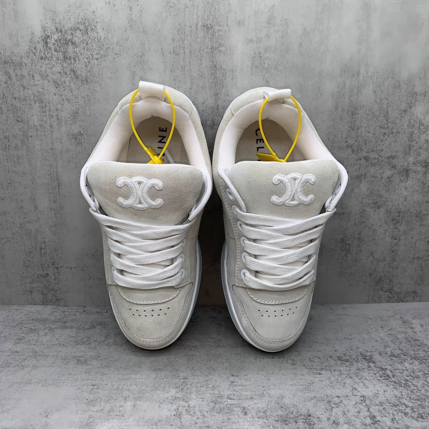 Celine CELINE White Bread Sneaker 37 99 new Size US 6.5 / IT 36.5 - 6 Thumbnail