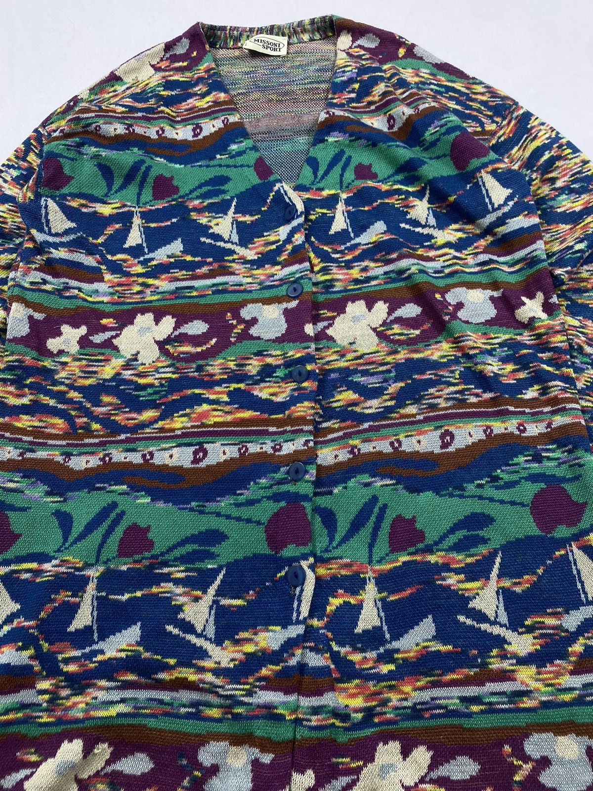 Missoni Missoni Multicolor coggi style long sleeve Size US L / EU 52-54 / 3 - 4 Thumbnail