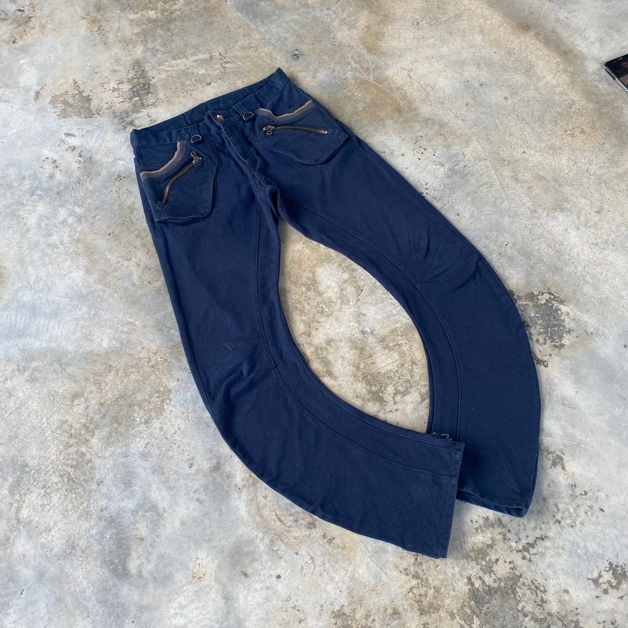 PPFM PPFM CURVED LEG BULL HORN PRISONER CARGO PANT Size US 31 - 3 Thumbnail