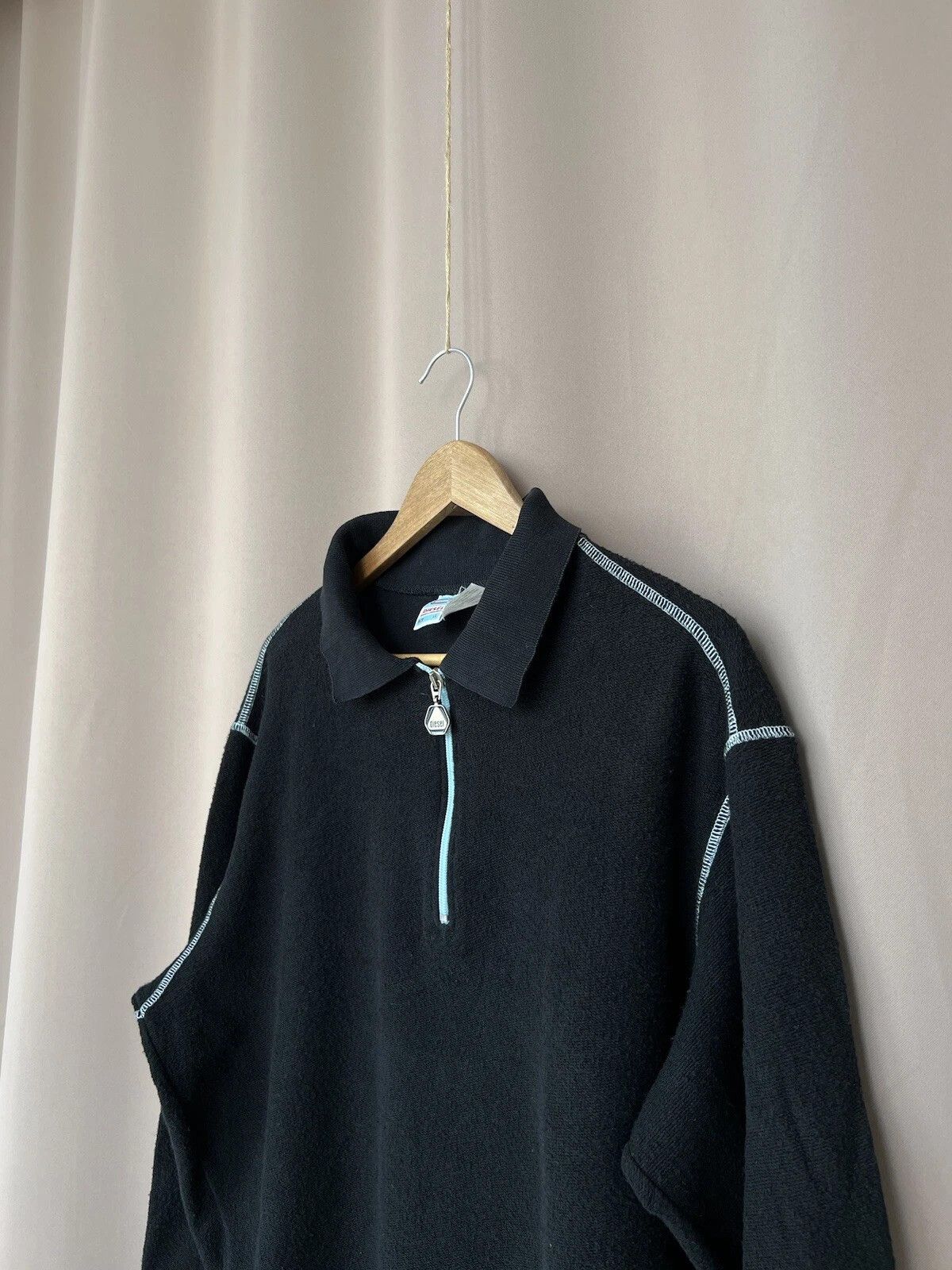 Diesel Diesel 7 Vintage Sweatshirt Size XL Half Zip Jumper Rare Size US XL / EU 56 / 4 - 4 Thumbnail