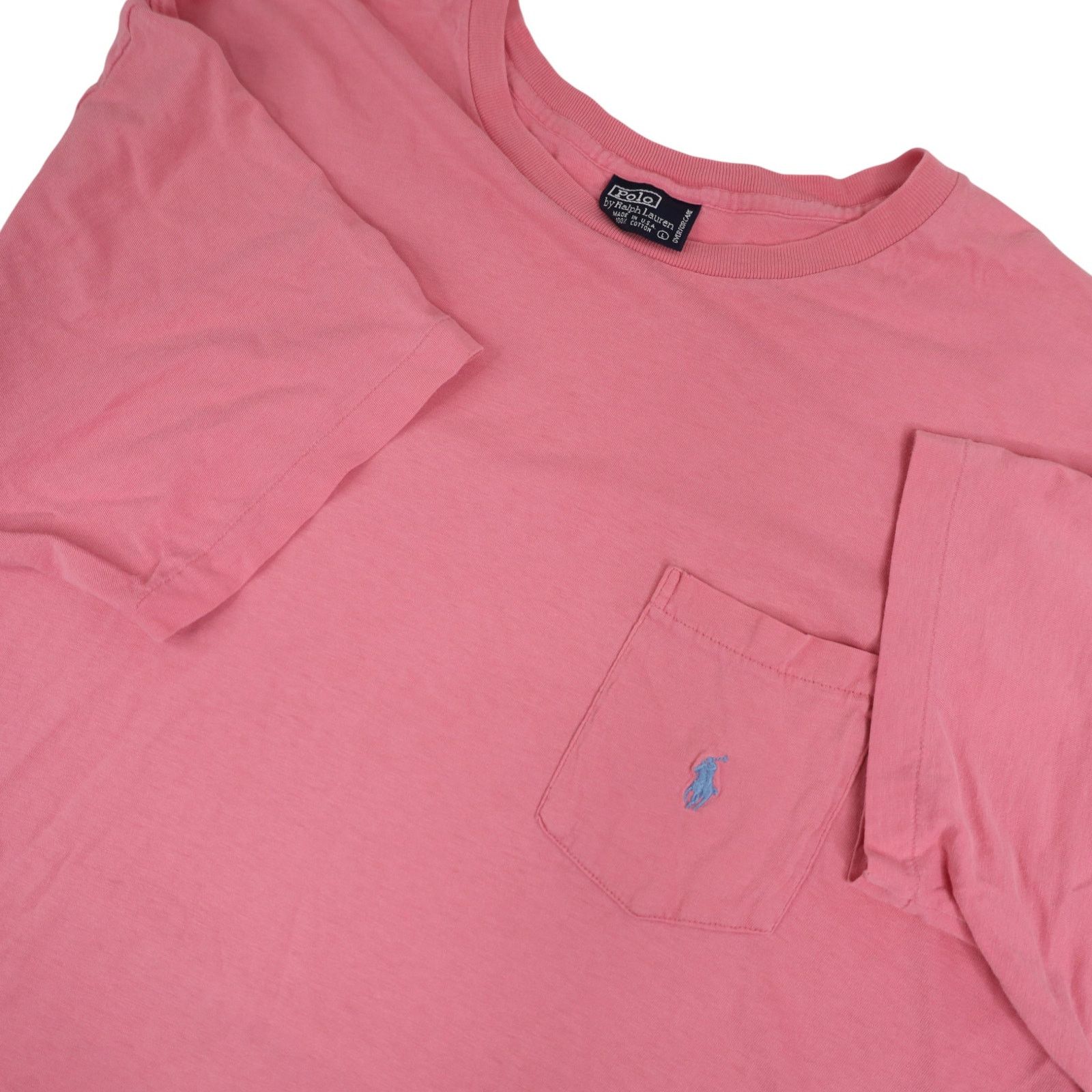 Polo Ralph Lauren × Vintage Vintage Polo Ralph Lauren Classic Pocket Tee Size US L / EU 52-54 / 3 - 6 Thumbnail